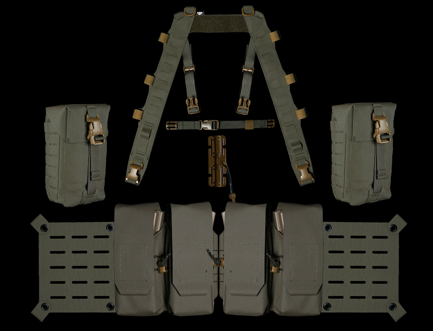 Split Chest Rig - Bundles - Made in Canada - Carcajou Tactical