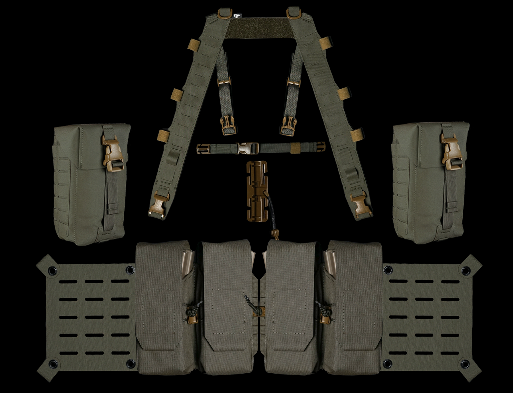 Split Chest Rig - Bundles - Made in Canada - Carcajou Tactical
