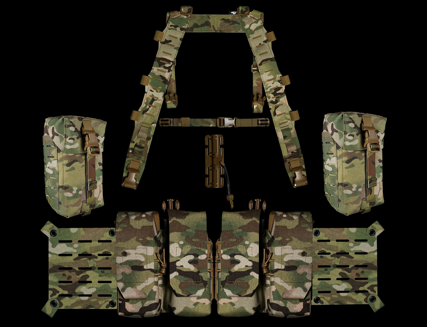 Smg Split Rig Split Chest Rig - Bundles - Made in Canada - Carcajou Tactical