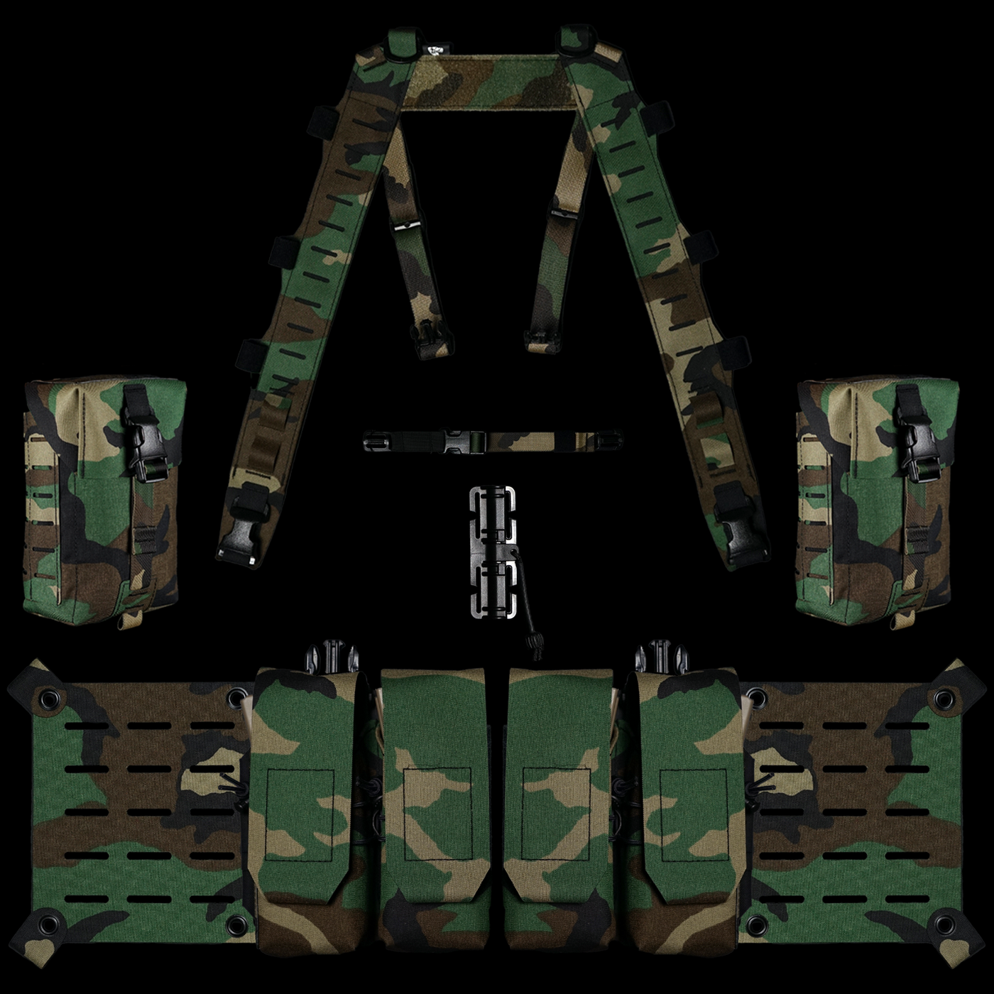 Split Chest Rig - Bundles - Made in Canada - Carcajou Tactical