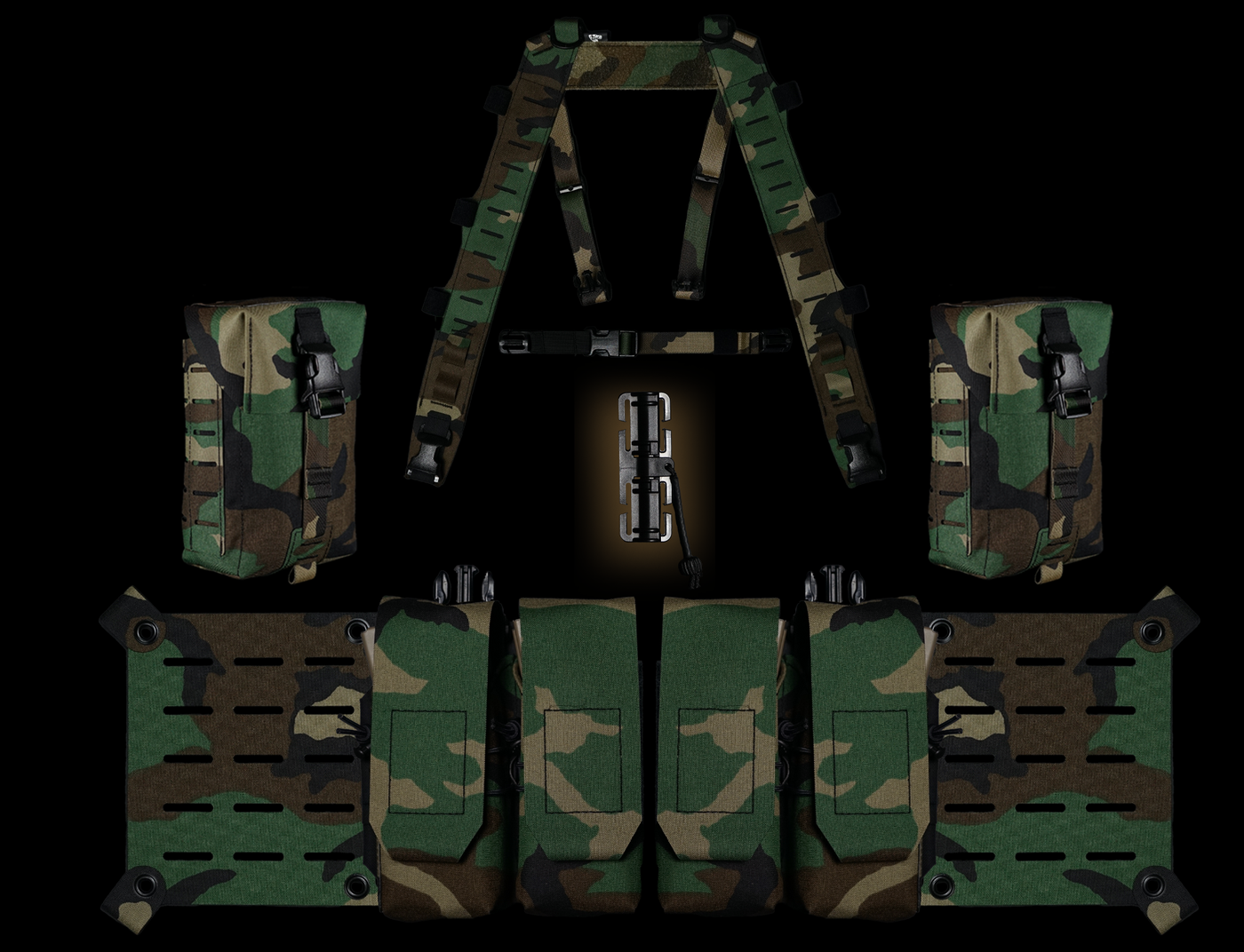 Split Chest Rig - Bundles - Made in Canada - Carcajou Tactical