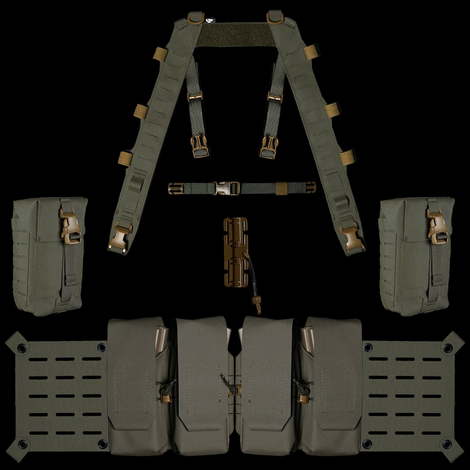 Split Chest Rig - Bundles - Made in Canada - Carcajou Tactical