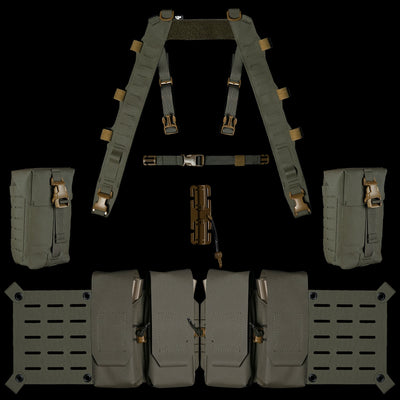 Multicam Split Rig Split Chest Rig - Bundles - Made in Canada - Carcajou Tactical