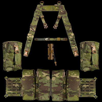 Multicam Split Rig Split Chest Rig - Bundles - Made in Canada - Carcajou Tactical