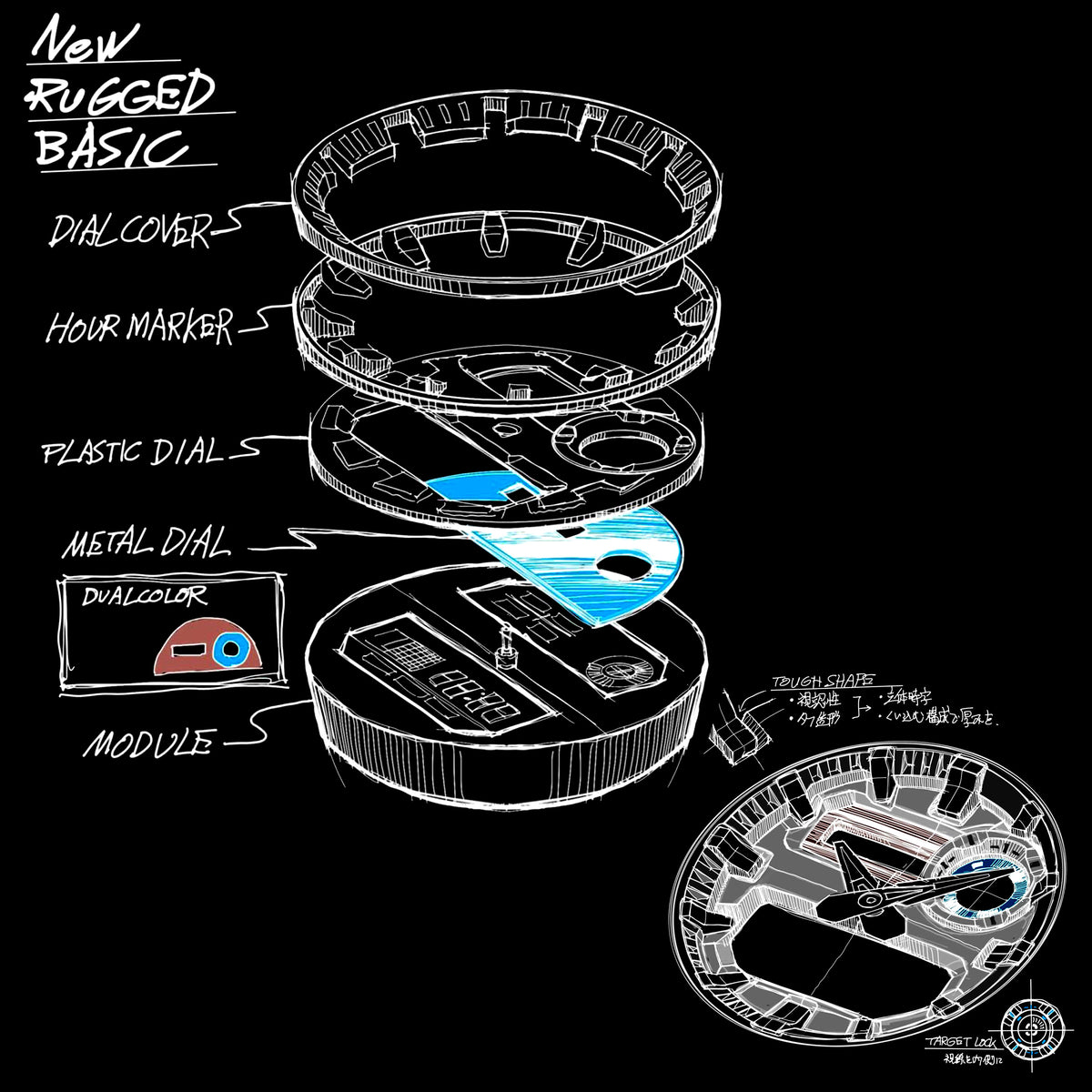 G-SHOCK - GA-100GGB-1A9 Watch