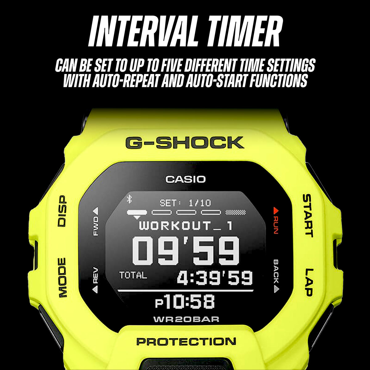 G-SHOCK - GBD-200-1 Smartwatch