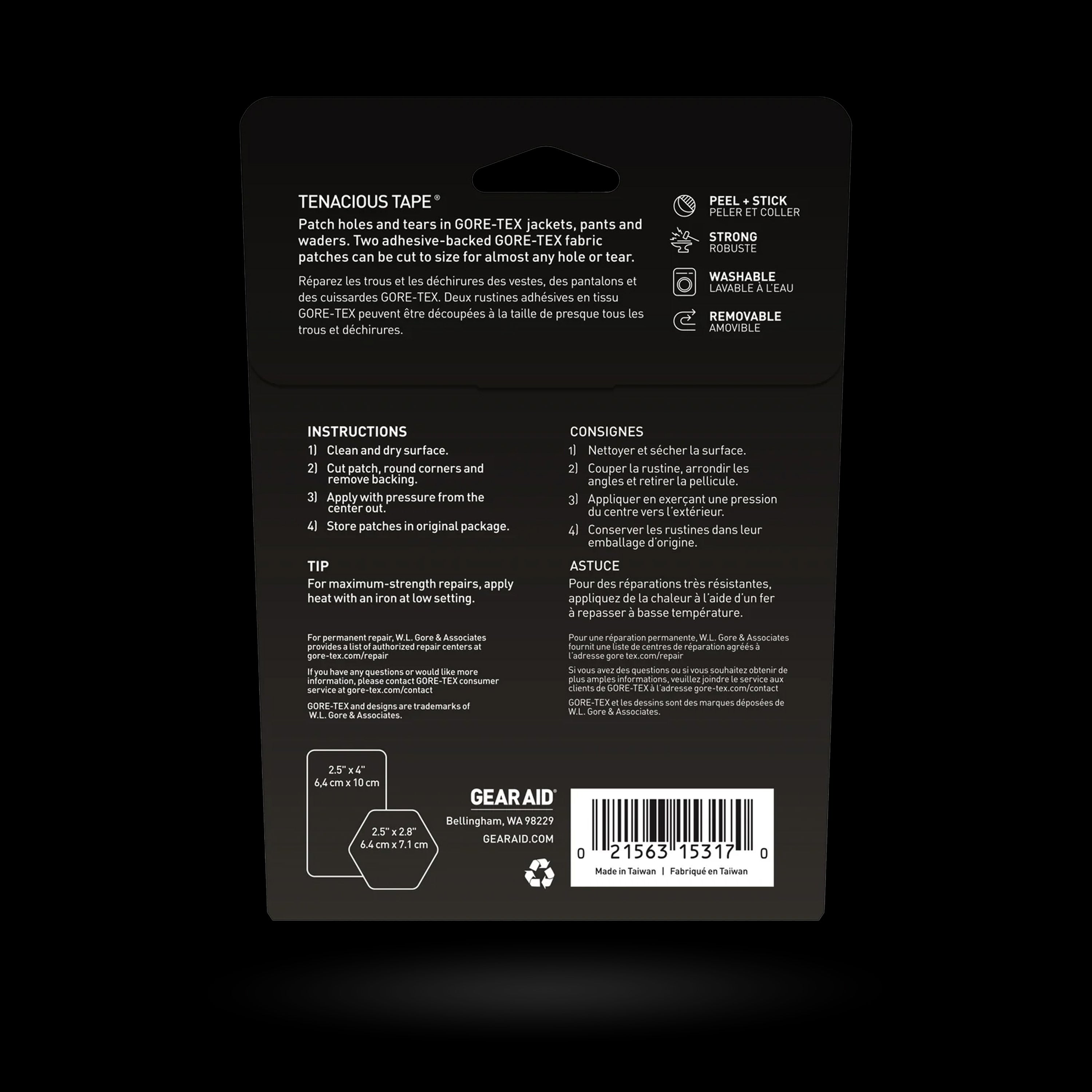 GEAR AID - GORE-TEX Fabric Patches