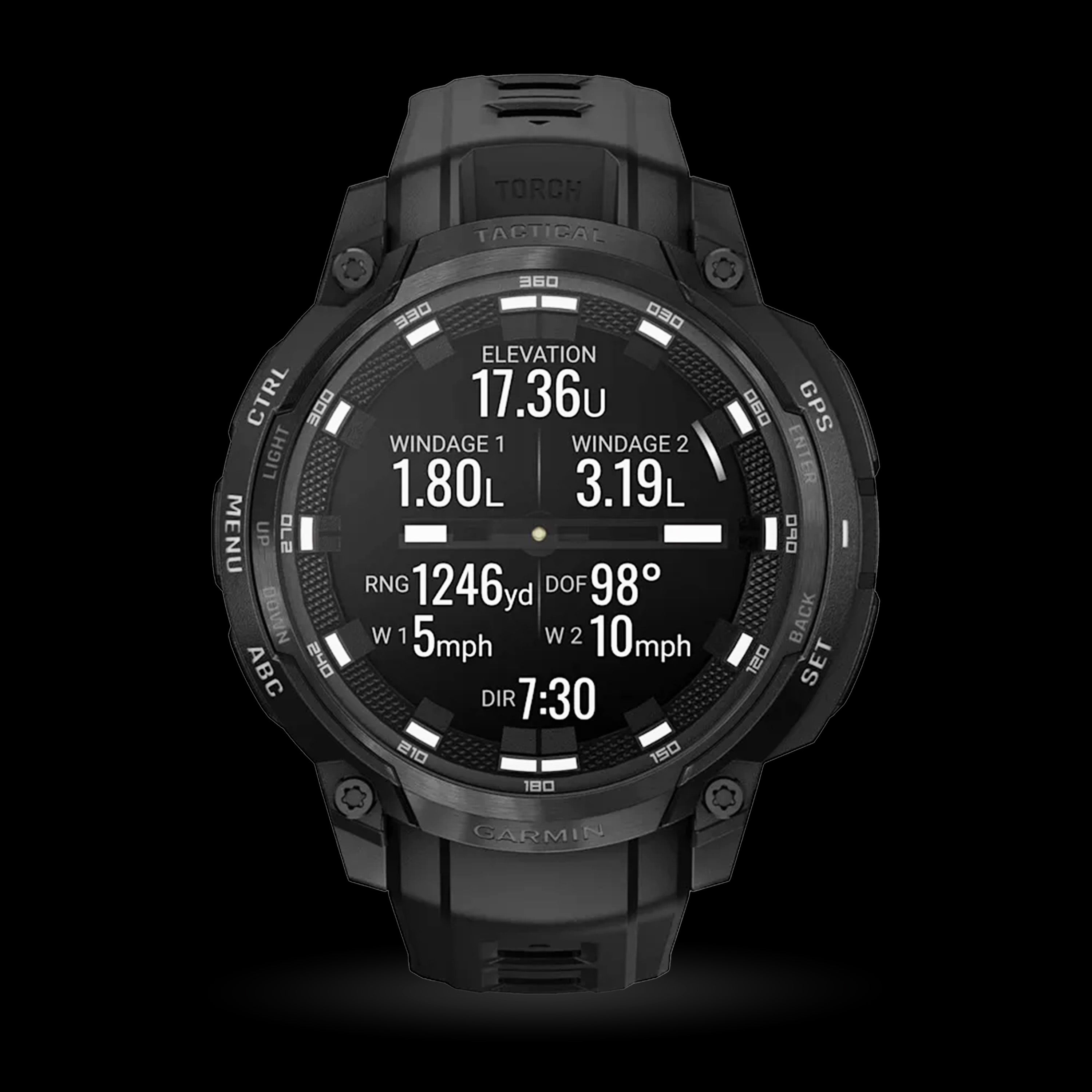 Garmin - Instinct® Crossover AMOLED - Tactical Edition