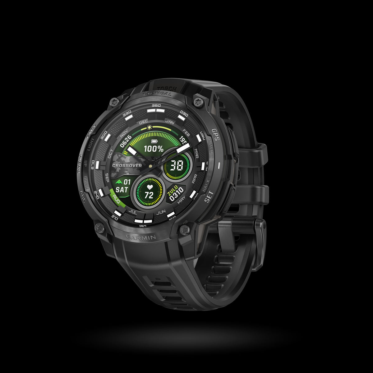 Garmin - Instinct® Crossover AMOLED - Tactical Edition