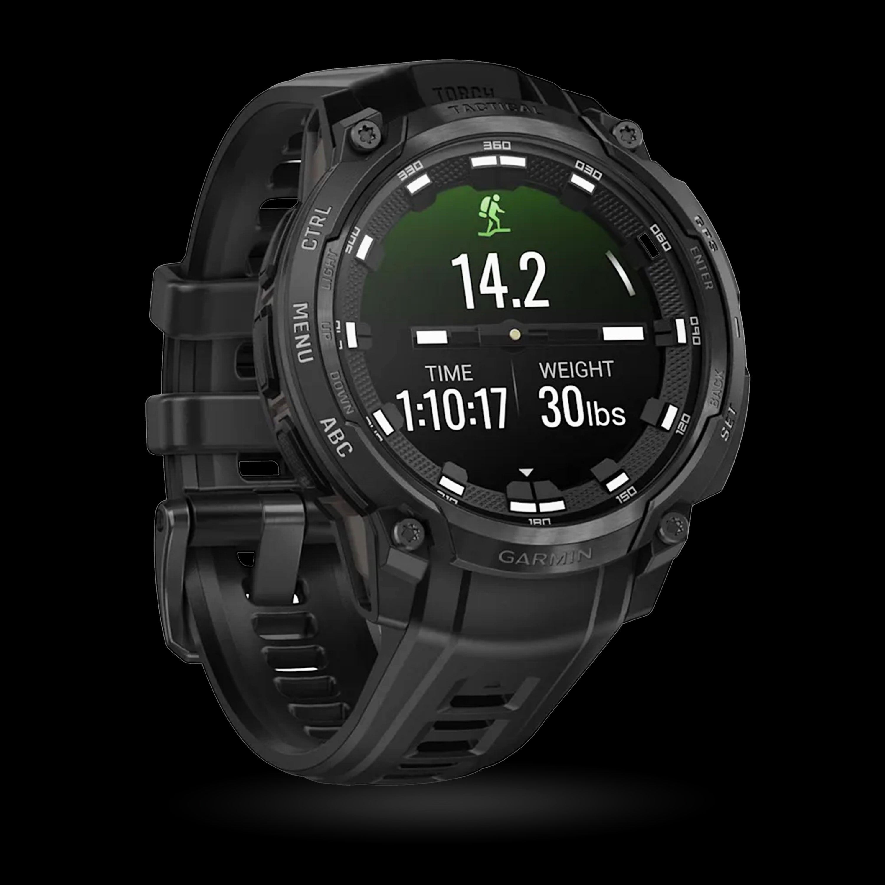 Garmin - Instinct® Crossover AMOLED - Tactical Edition