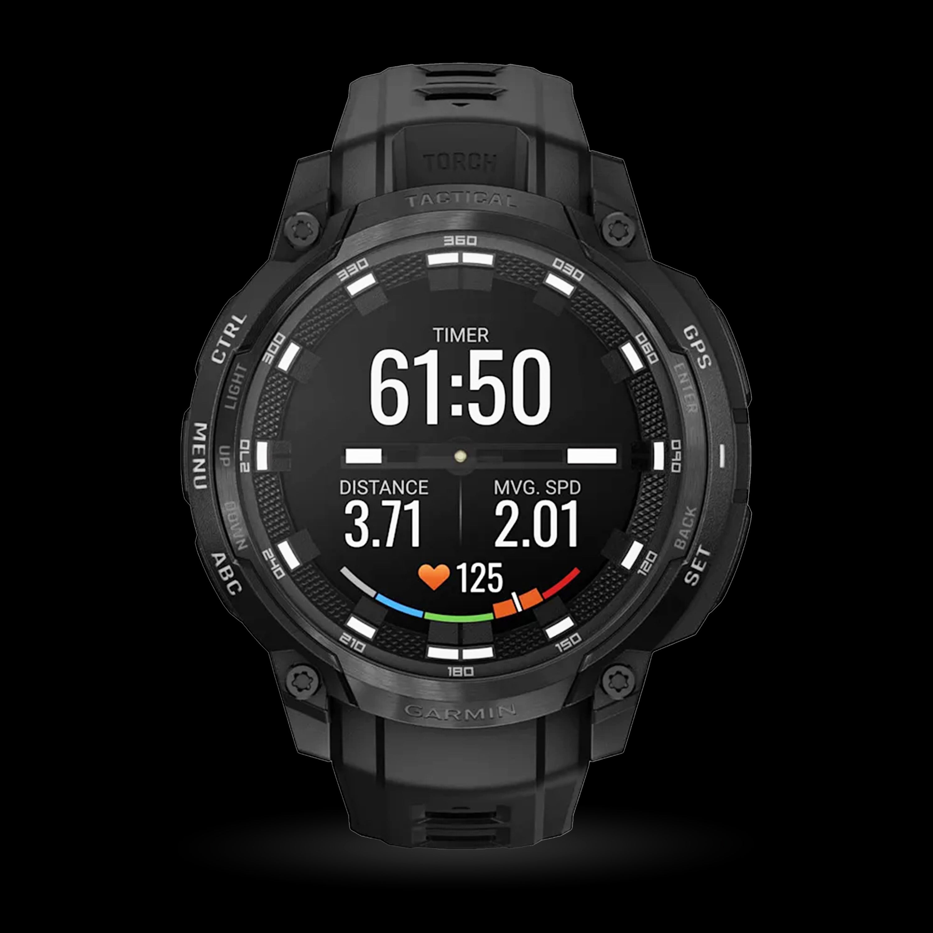 Garmin - Instinct® Crossover AMOLED - Tactical Edition