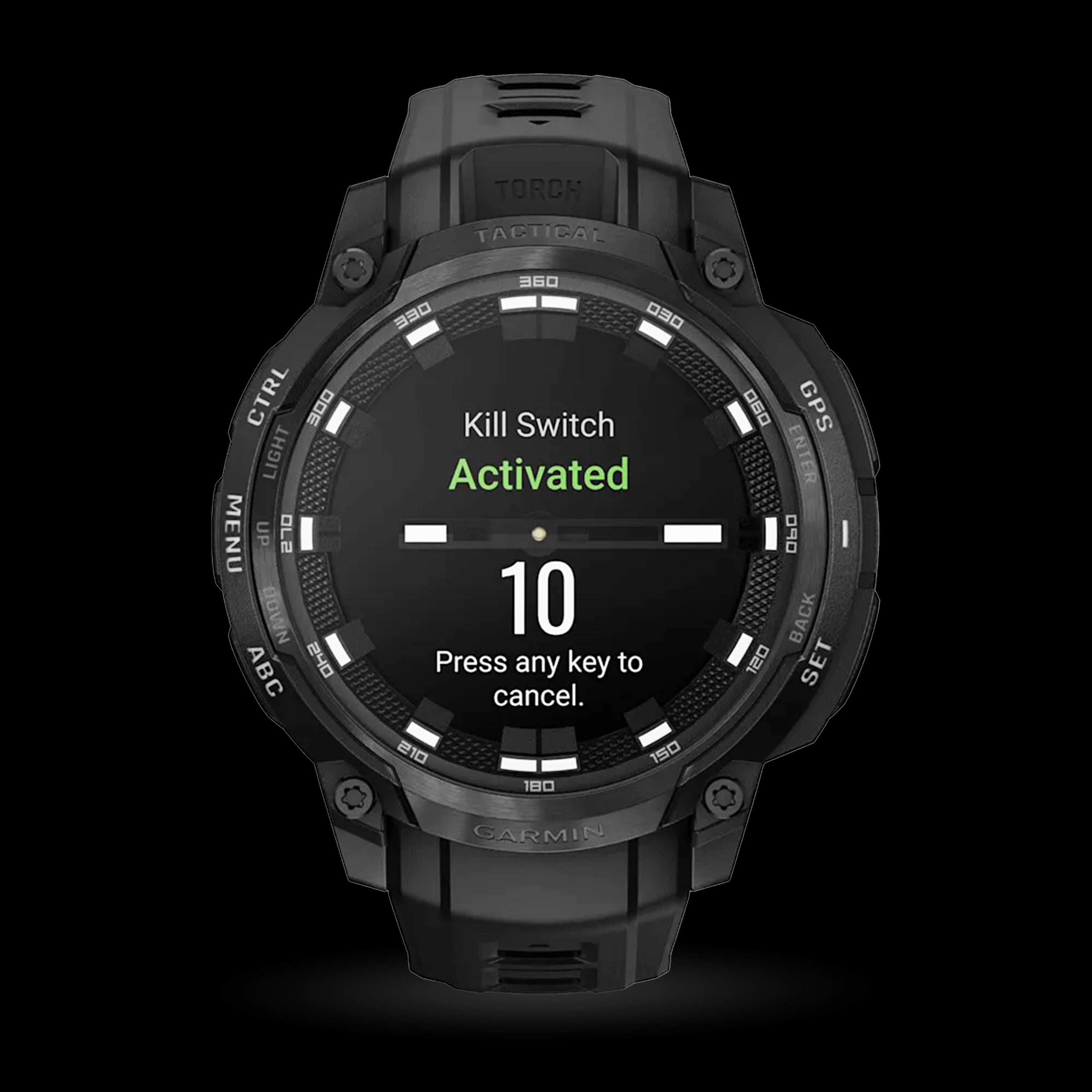 Garmin - Instinct® Crossover AMOLED - Tactical Edition