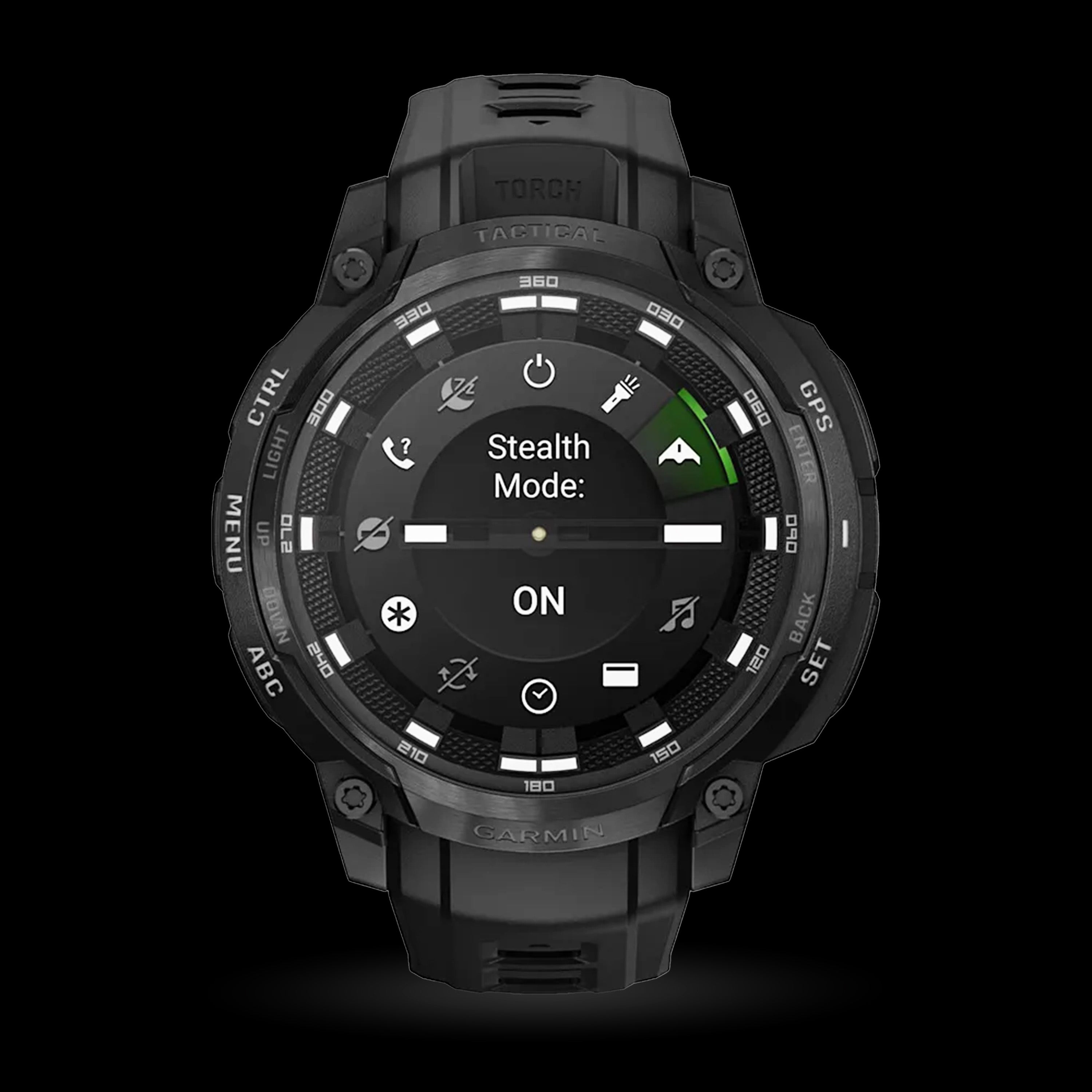 Garmin - Instinct® Crossover AMOLED - Tactical Edition