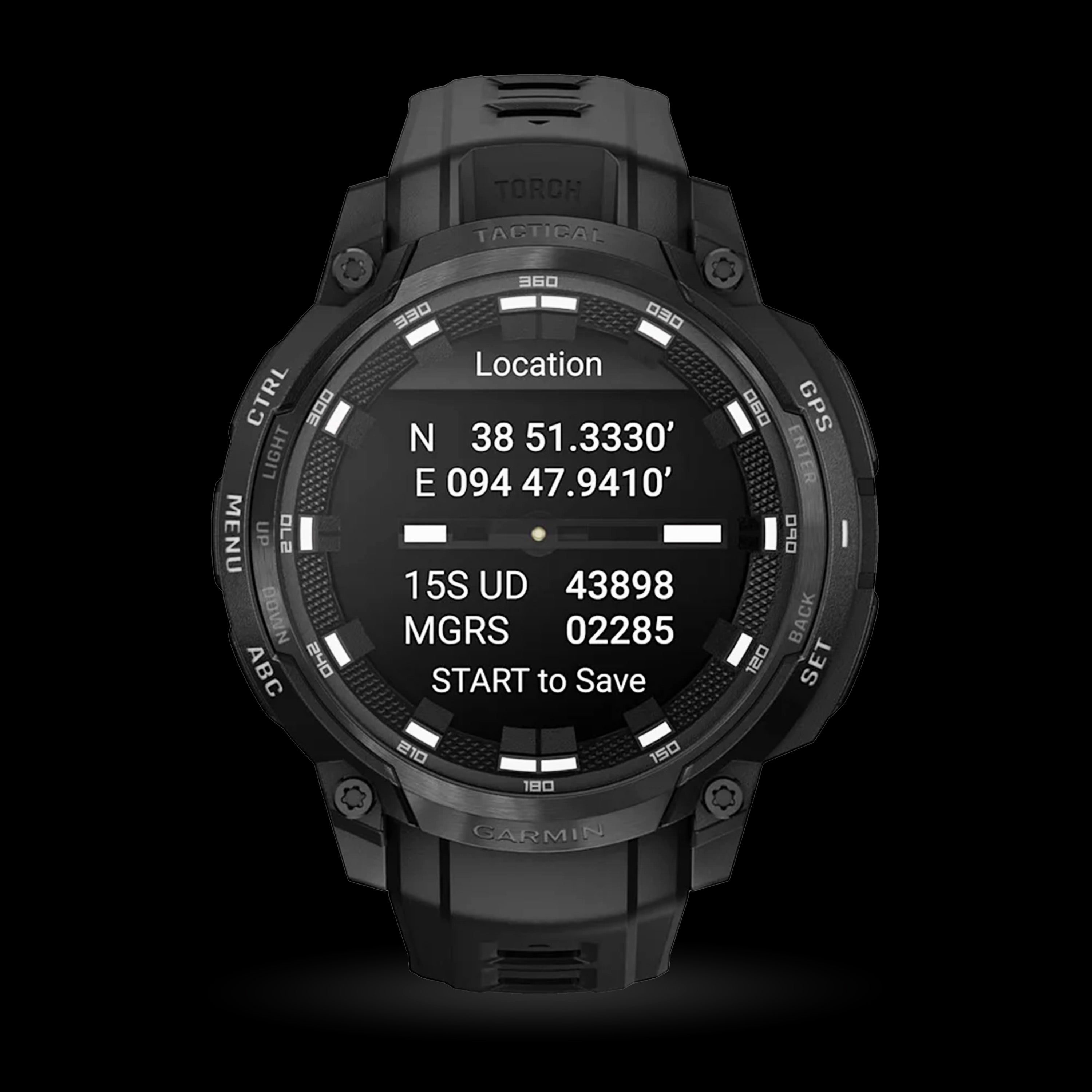 Garmin - Instinct® Crossover AMOLED - Tactical Edition