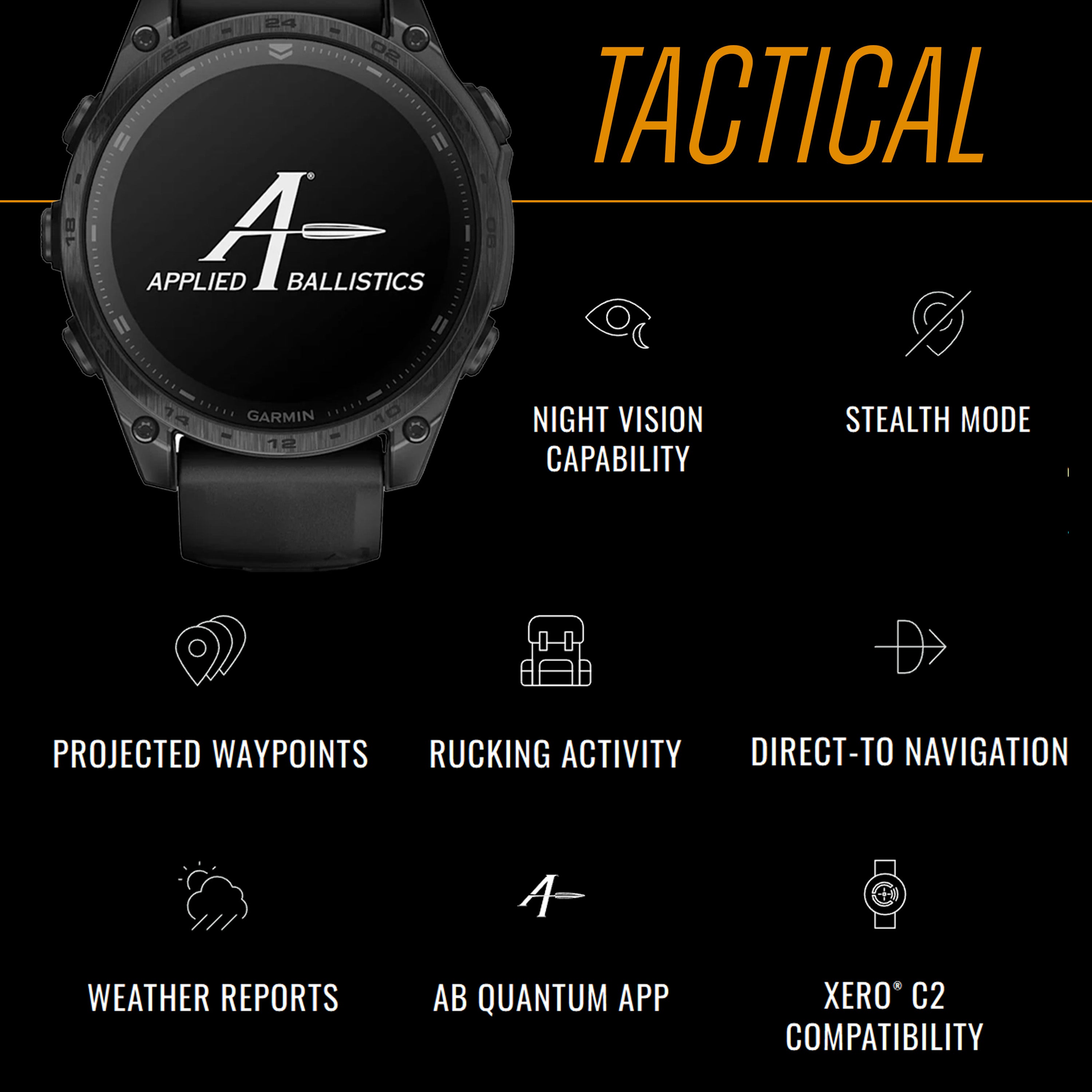 Garmin - Tactix® 8 - 51 mm SOLAR Elite