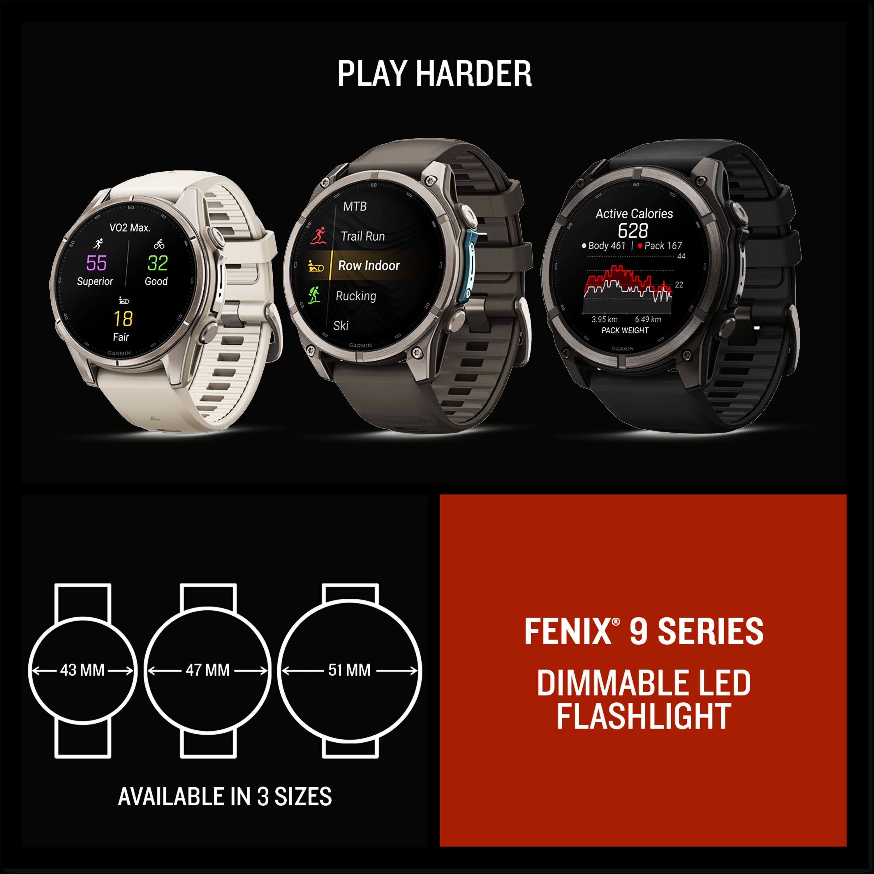 Garmin - fēnix® 9 - 43 mm