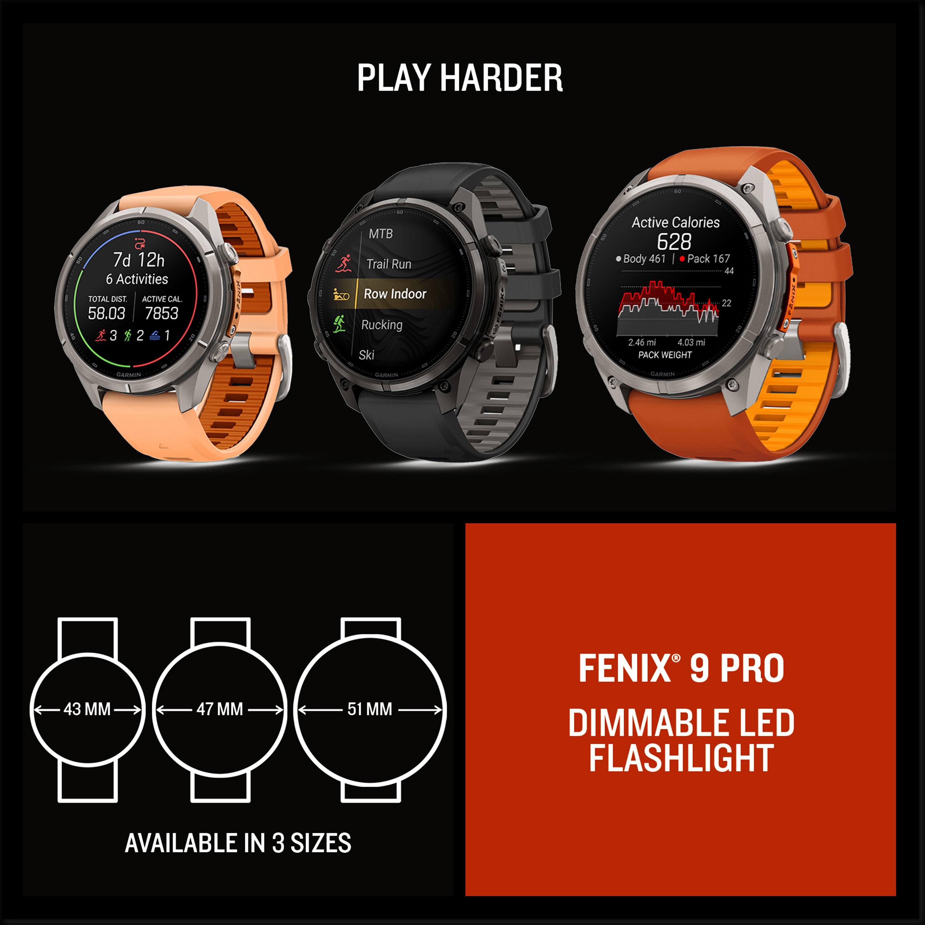 Garmin - fēnix® 9 PRO - 43 mm