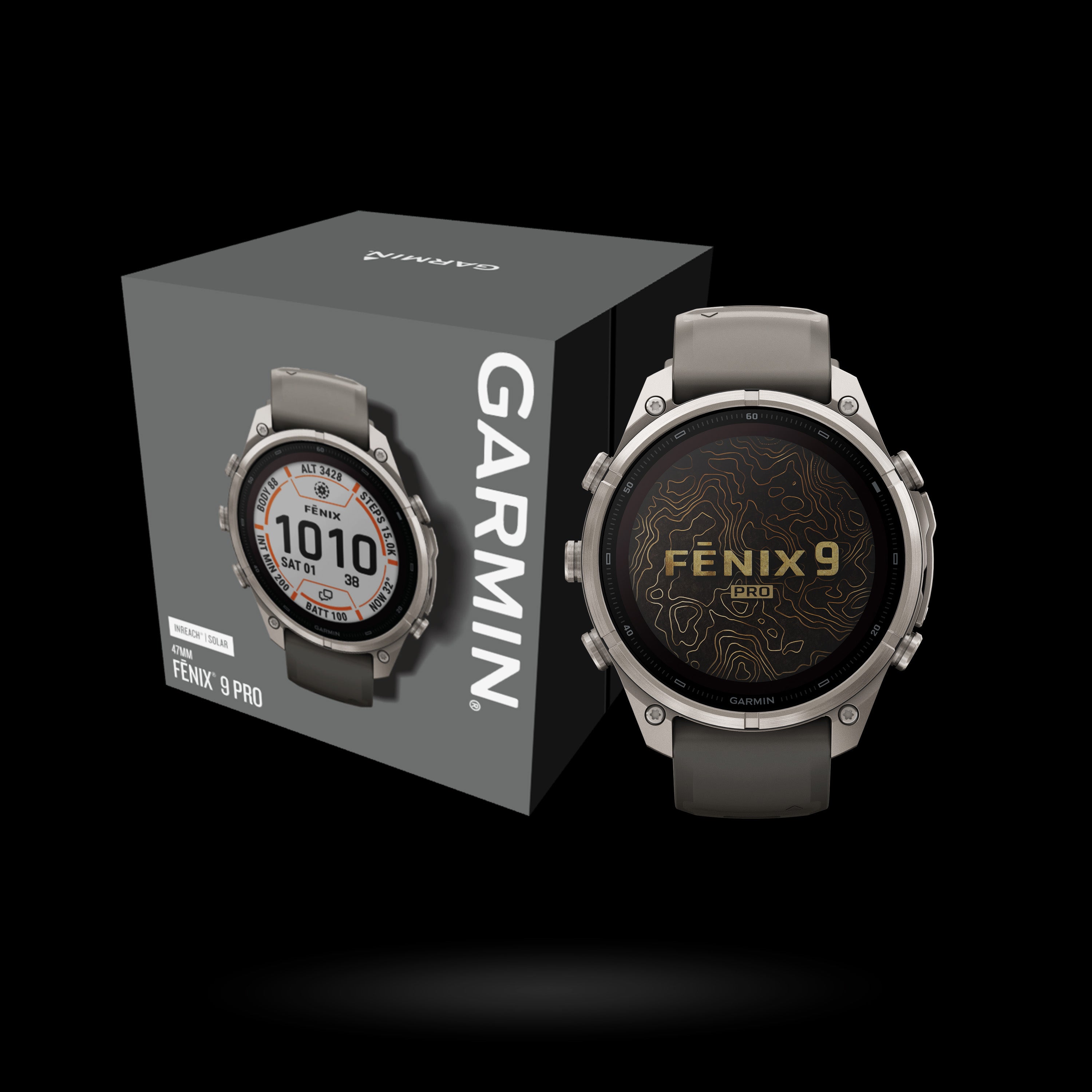 Garmin - fēnix® 9 PRO Solar inReach®- 47 mm