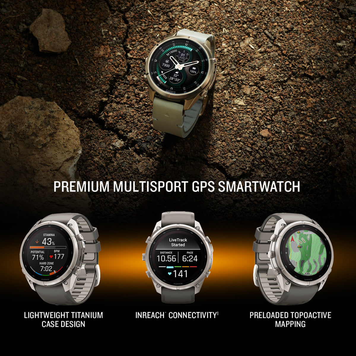 Garmin - fēnix® 9 PRO Solar inReach®- 51 mm