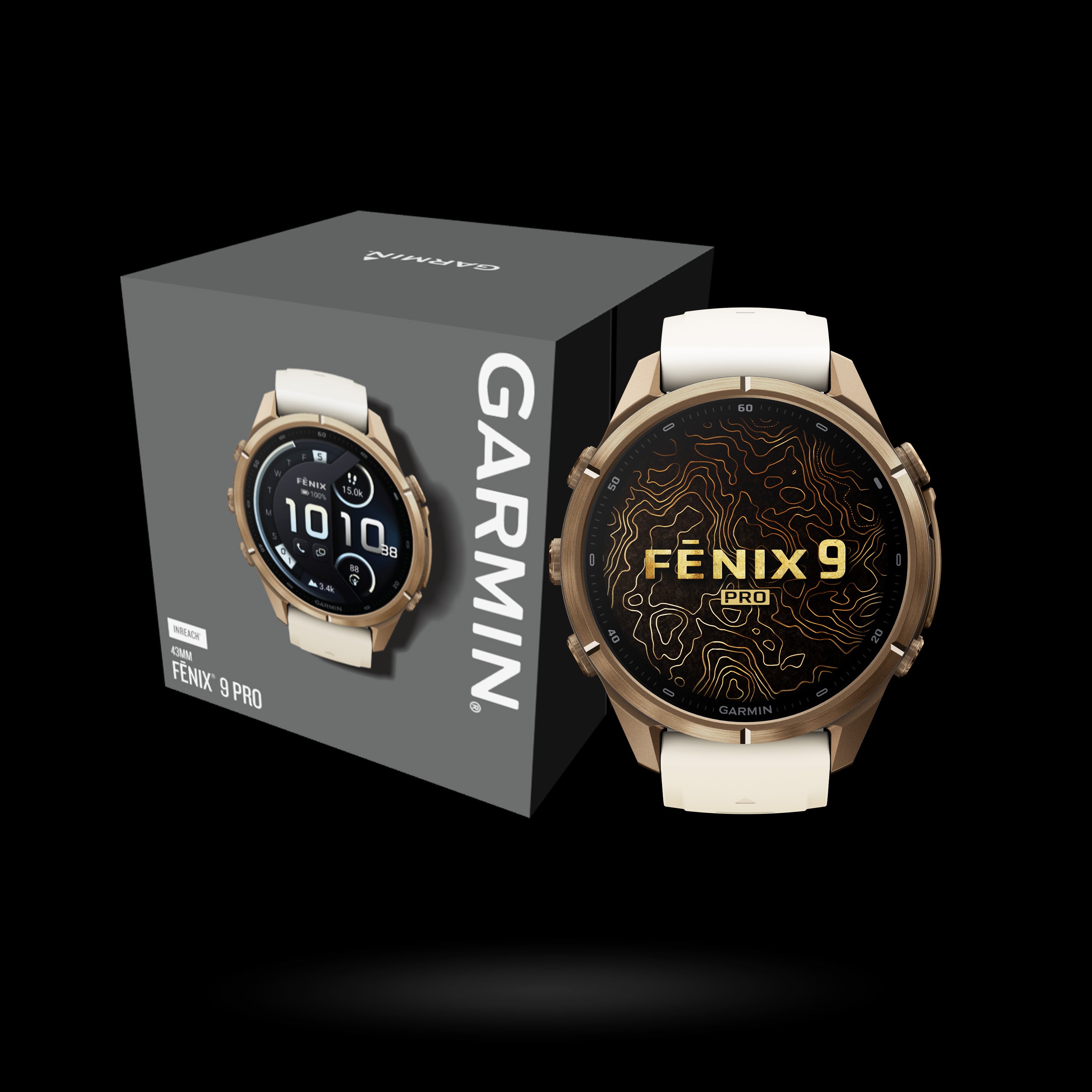 Garmin - fēnix® 9 PRO inReach® - 43 mm