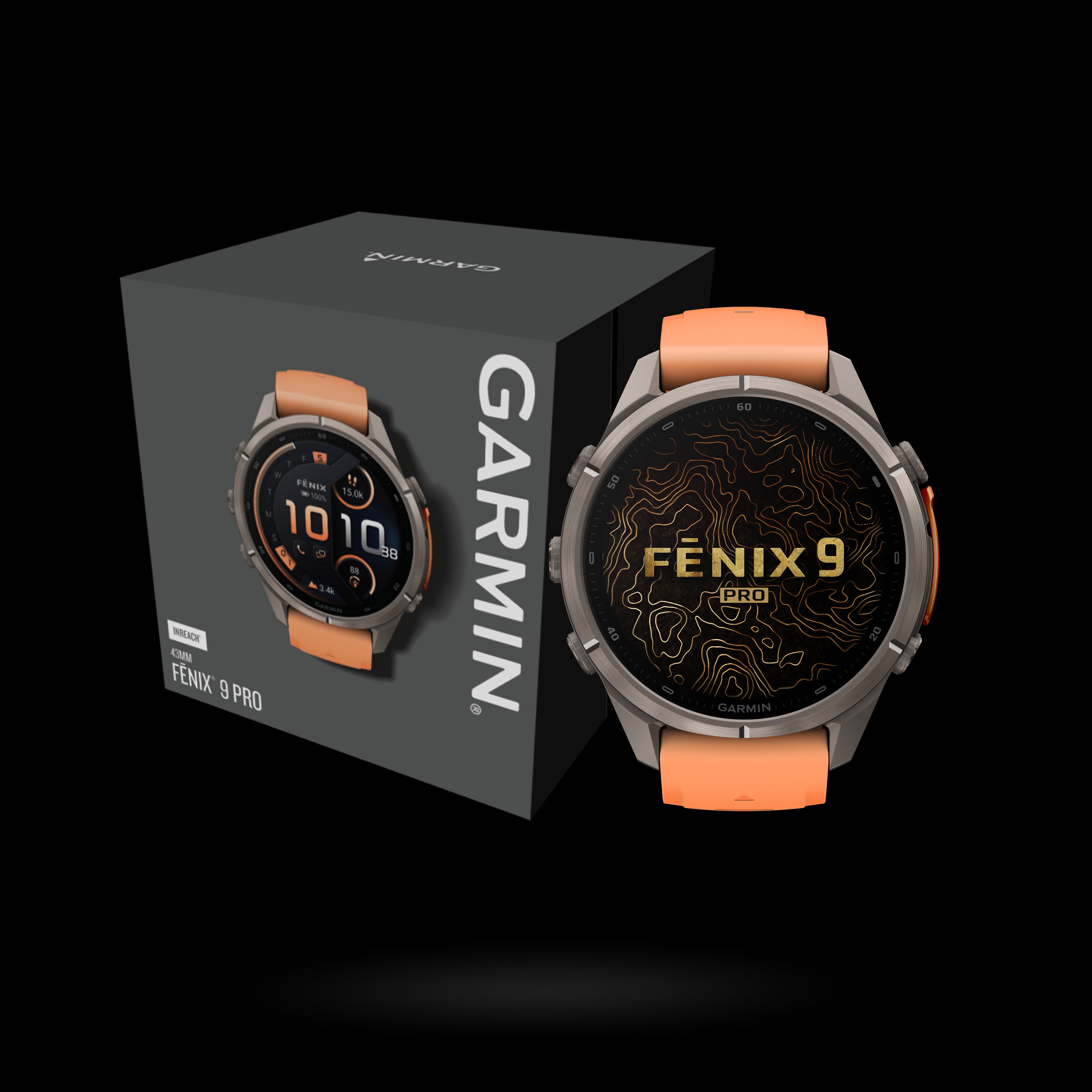 Garmin - fēnix® 9 PRO inReach® - 43 mm