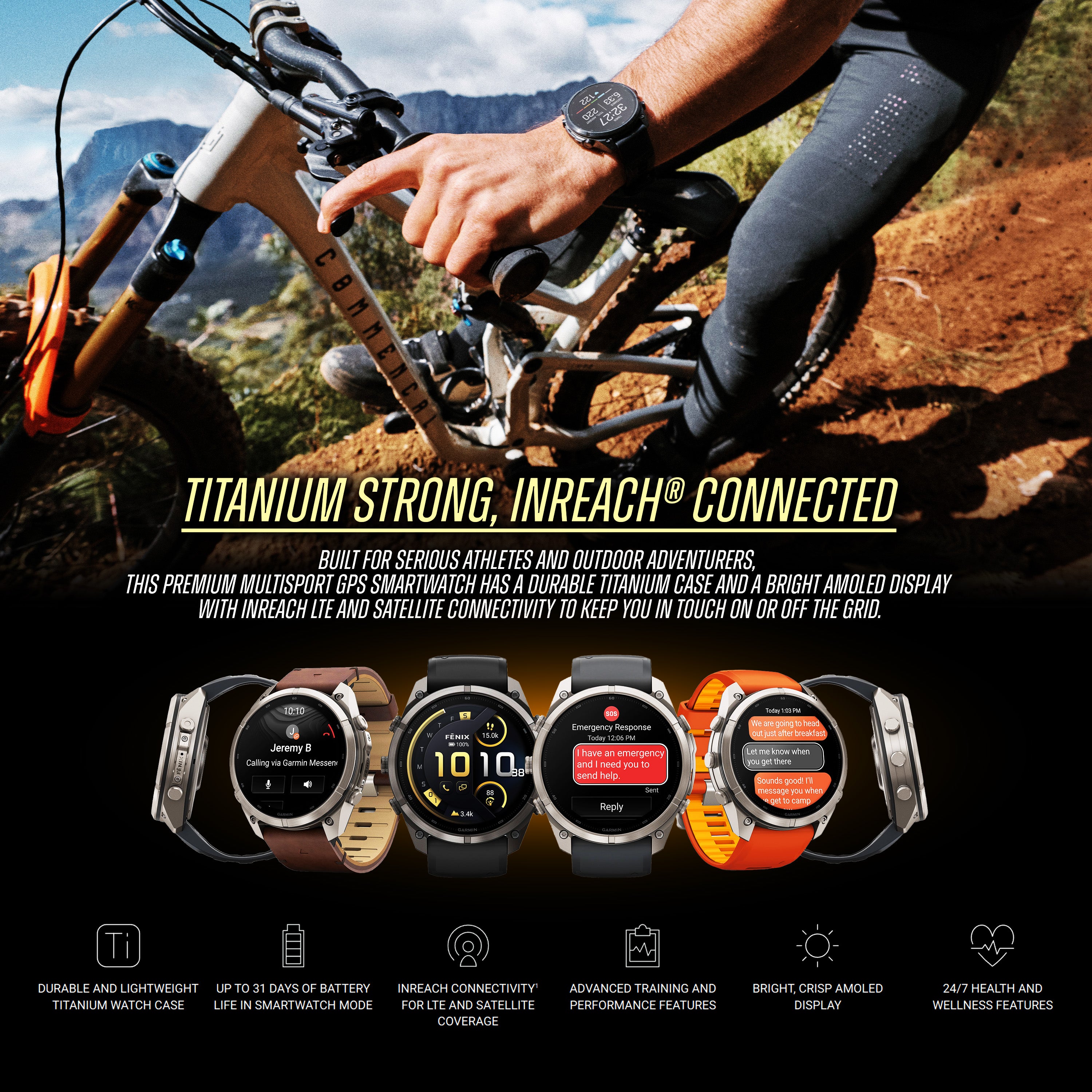Garmin - fēnix® 9 PRO inReach® - 51 mm