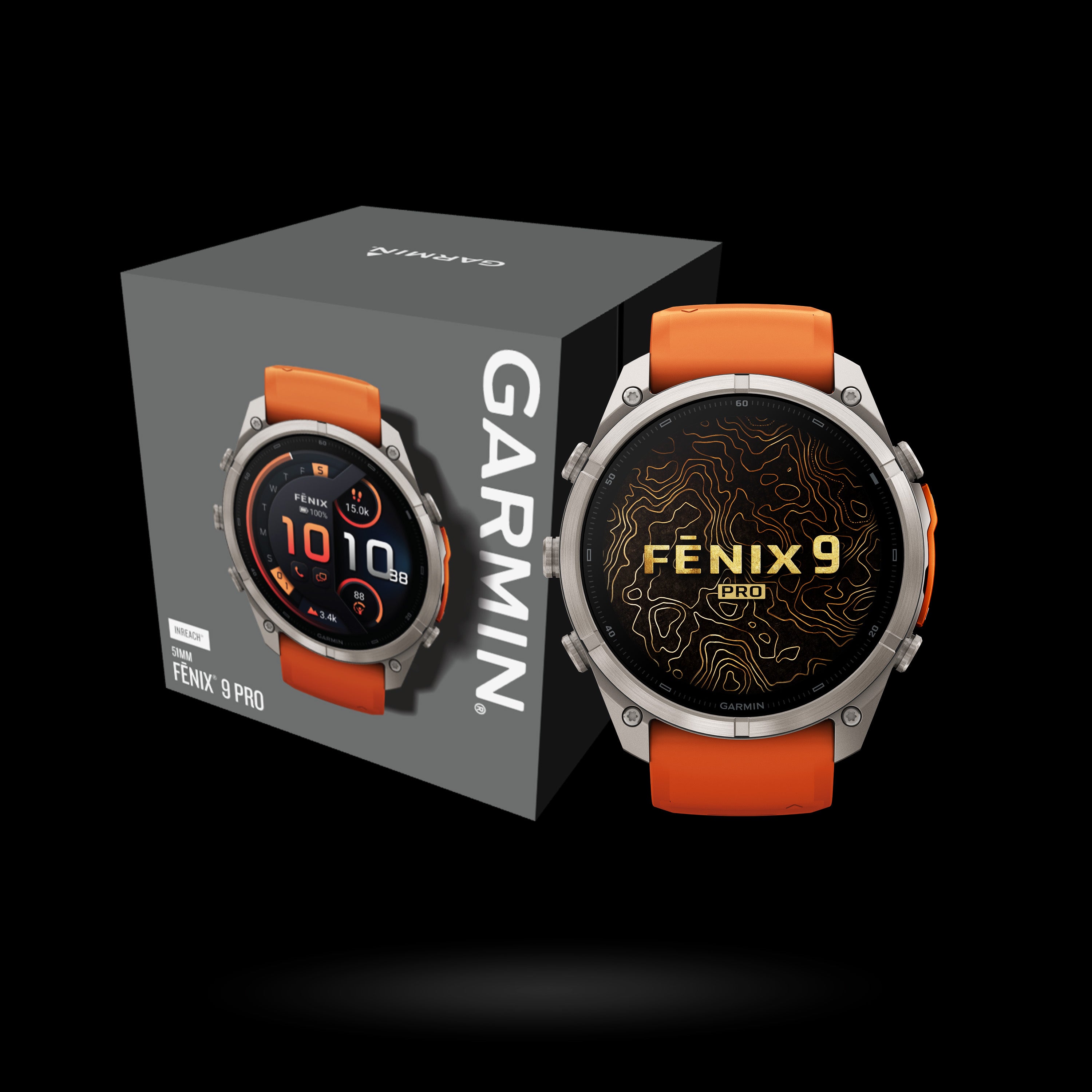 Garmin - fēnix® 9 PRO inReach® - 51 mm