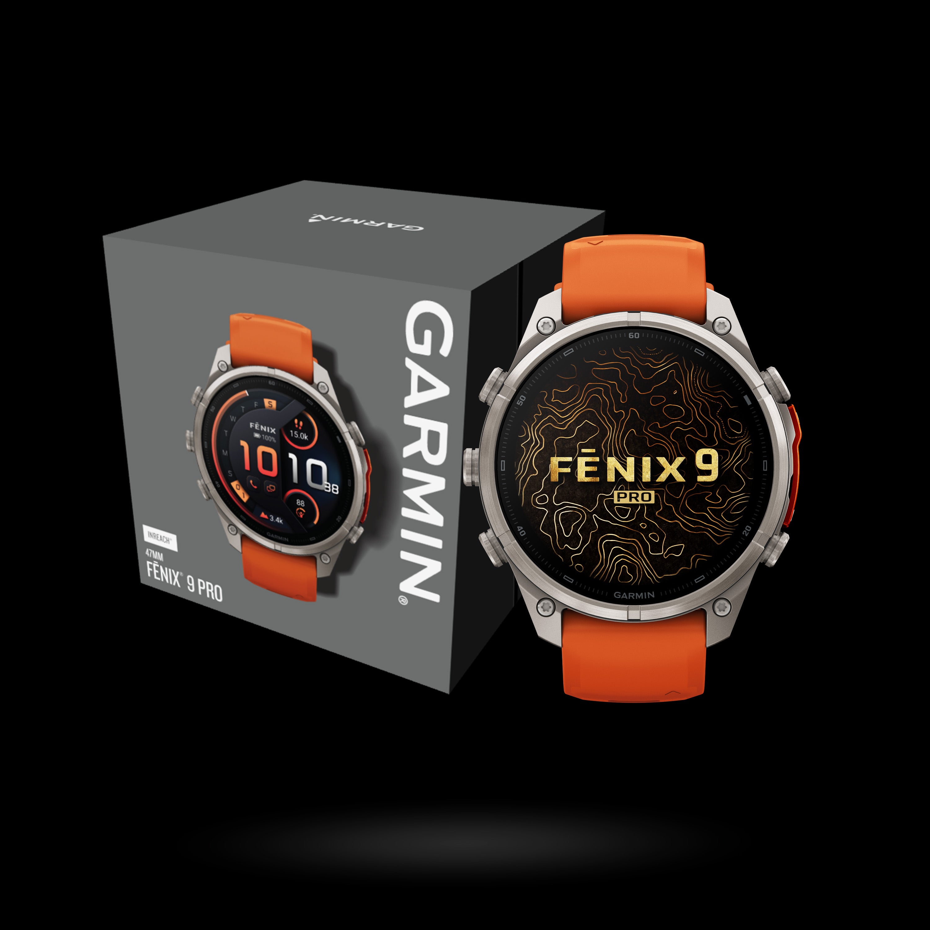 Garmin - fēnix® 9 PRO inReach® - 47 mm