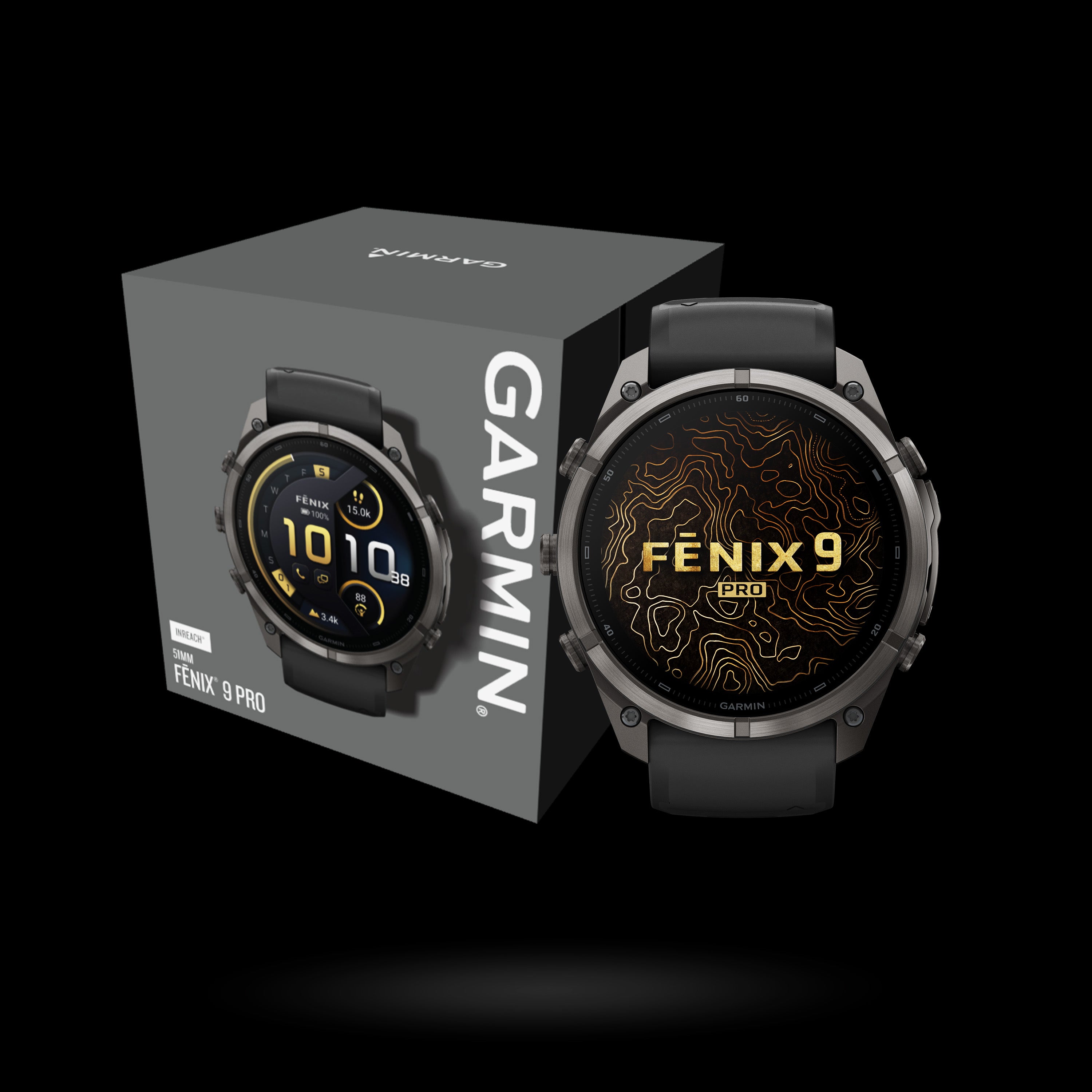 Garmin - fēnix® 9 PRO inReach® - 51 mm