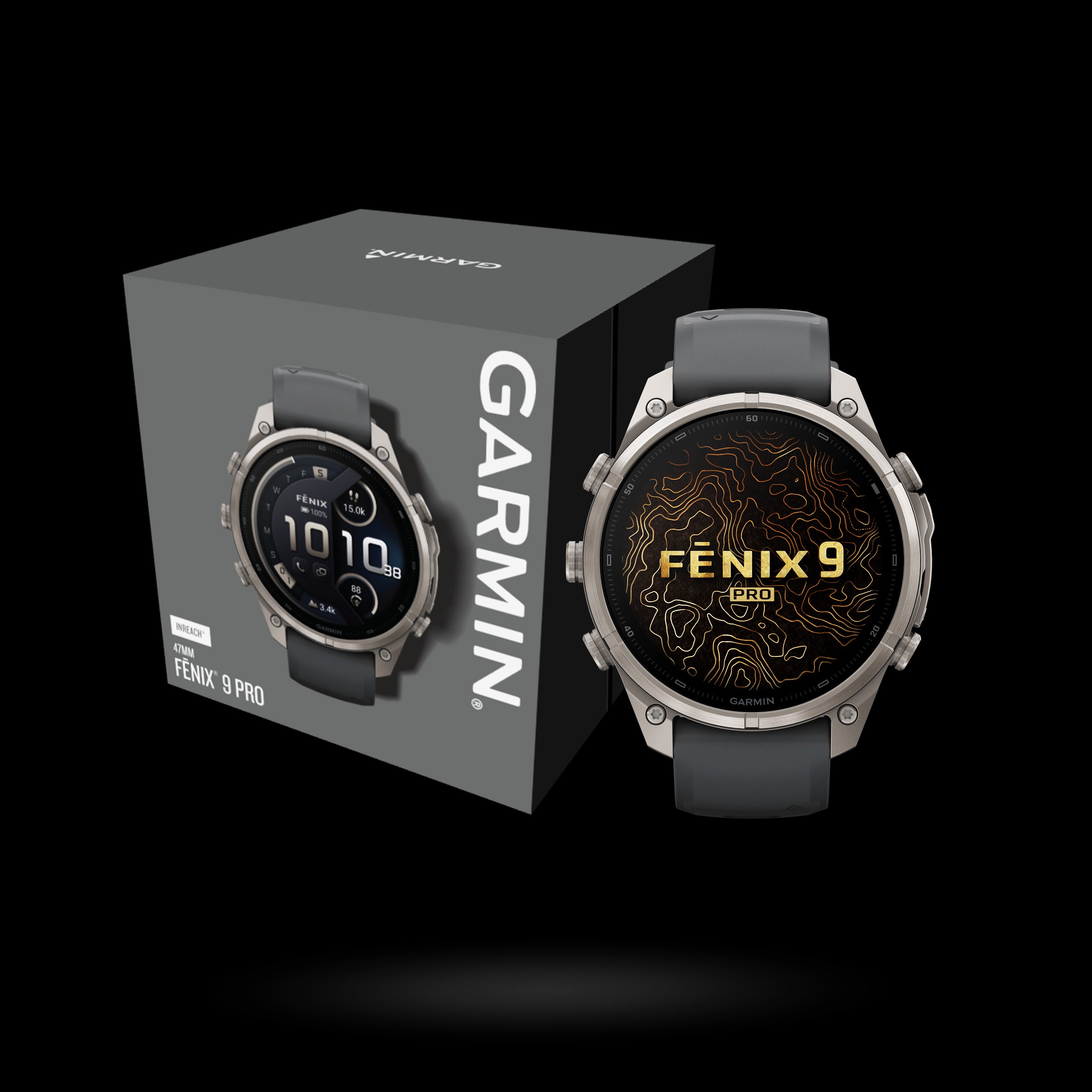 Garmin - fēnix® 9 PRO inReach® - 47 mm