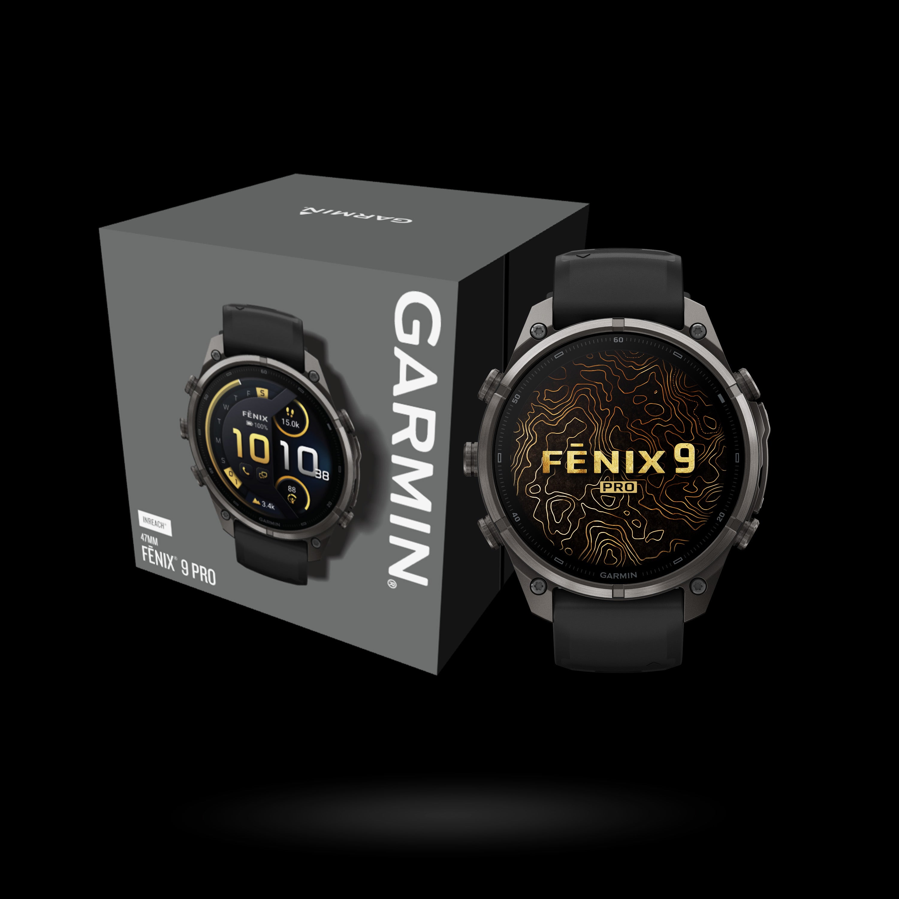 Garmin - fēnix® 9 PRO inReach® - 47 mm