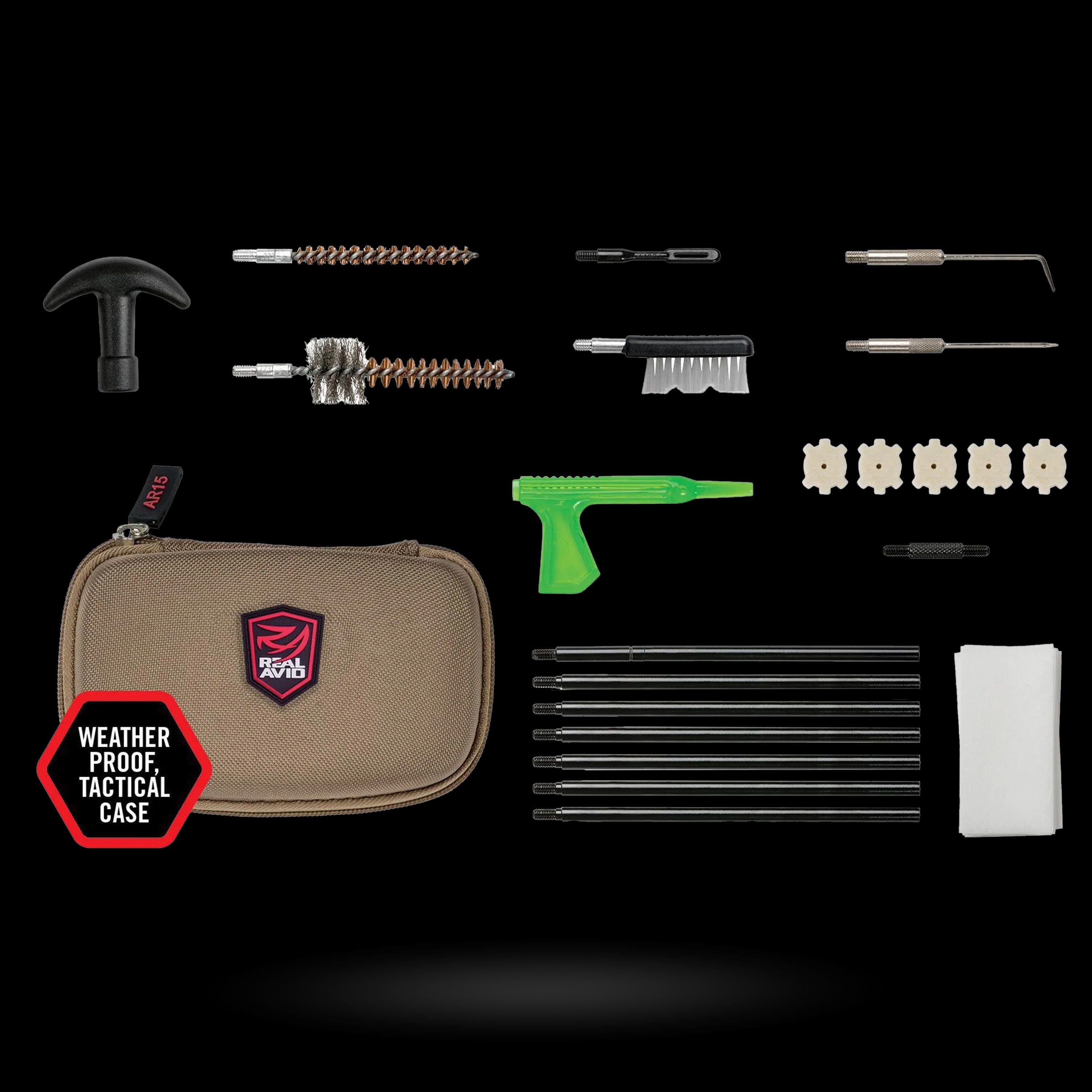 Real Avid Gun Boss AR15 Cleaning Kit | .223/5.56 | Carcajou Tactical