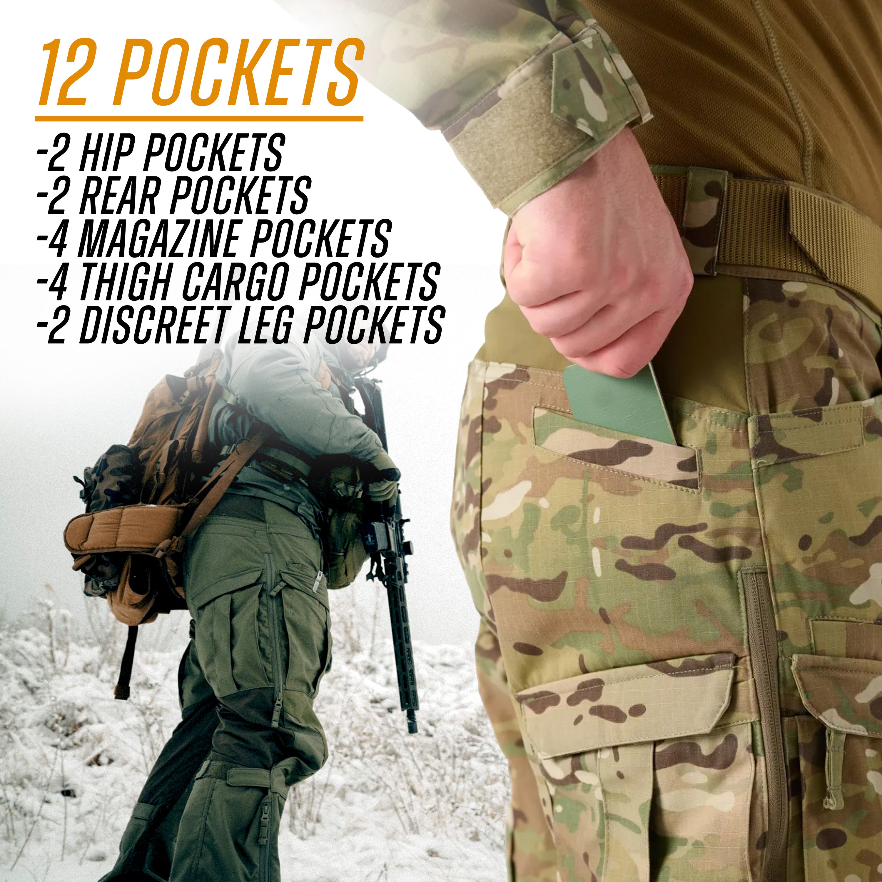 Helikon-Tex MCDU Pants | Tactical Combat Trousers | Carcajou Tactical