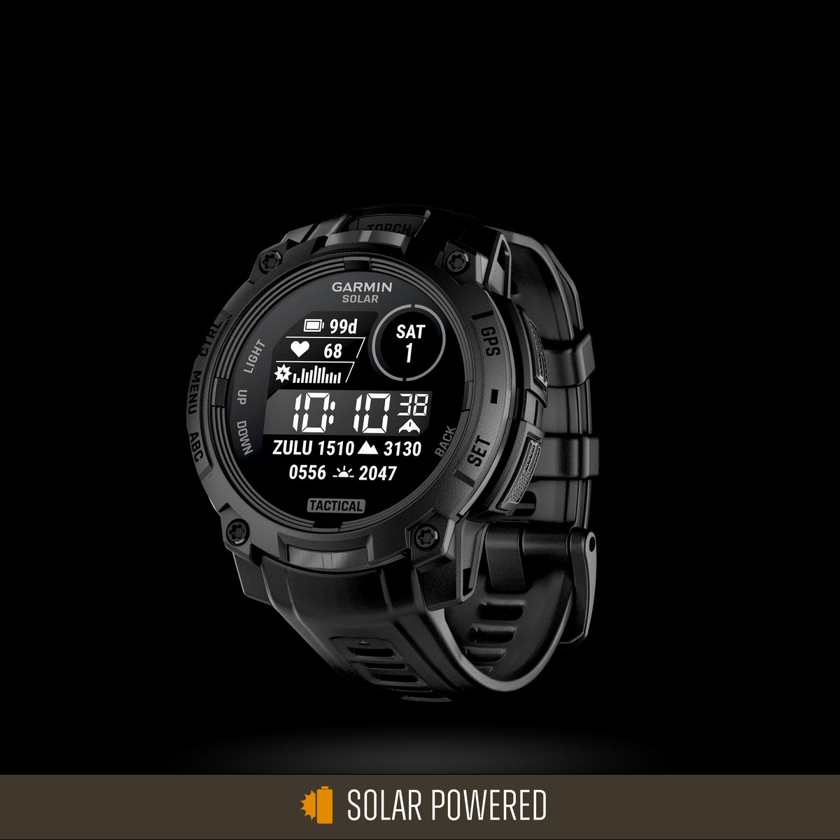 Garmin - Instinct® 3 - 45 mm SOLAR - Tactical Edition