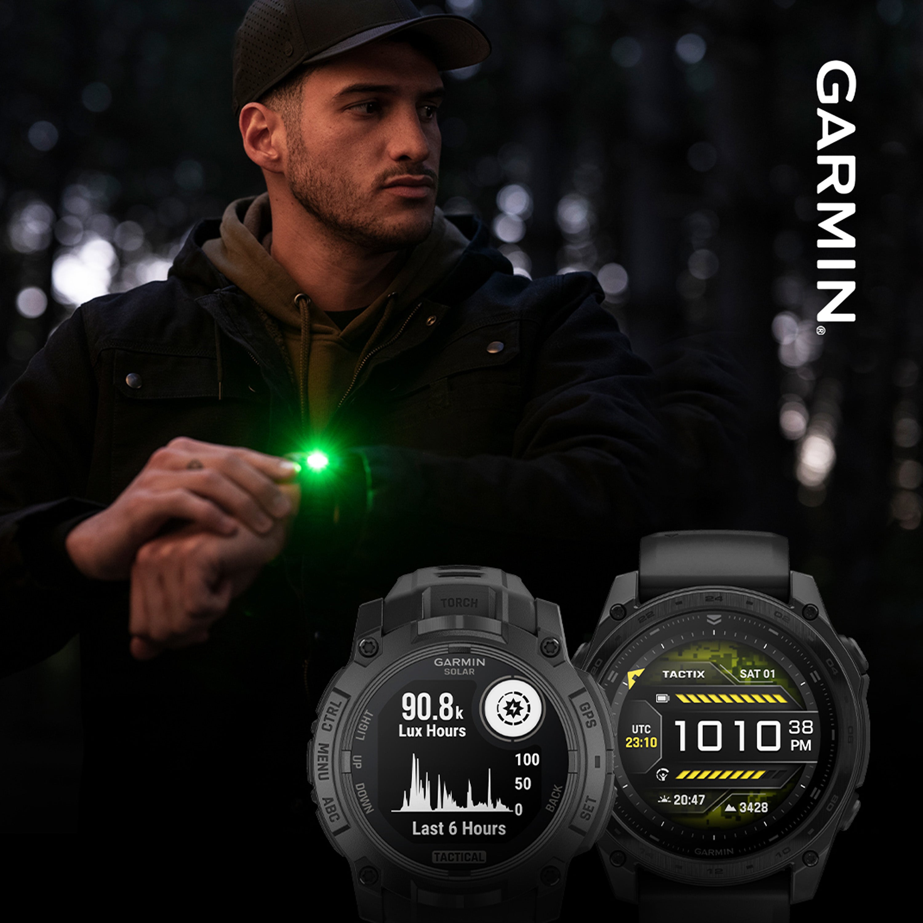 Garmin - Instinct® 3 - 45 mm SOLAR - Tactical Edition