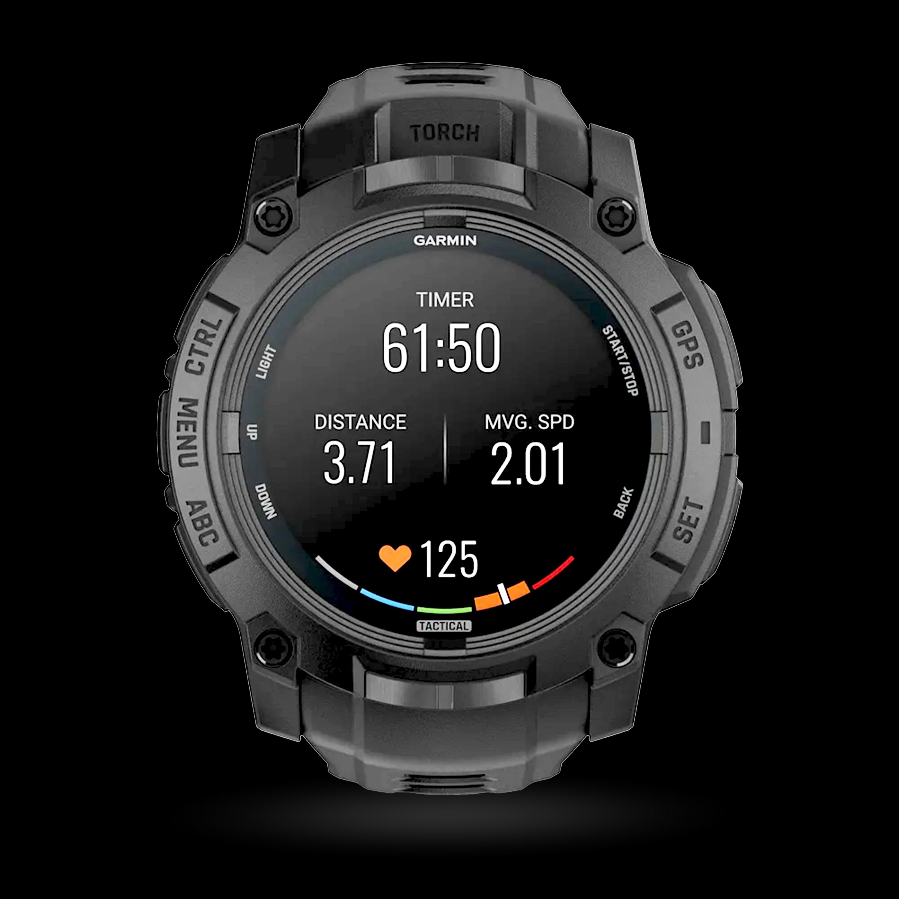 Garmin Instinct 3 Tactical Edition 50mm AMOLED GPS Watch