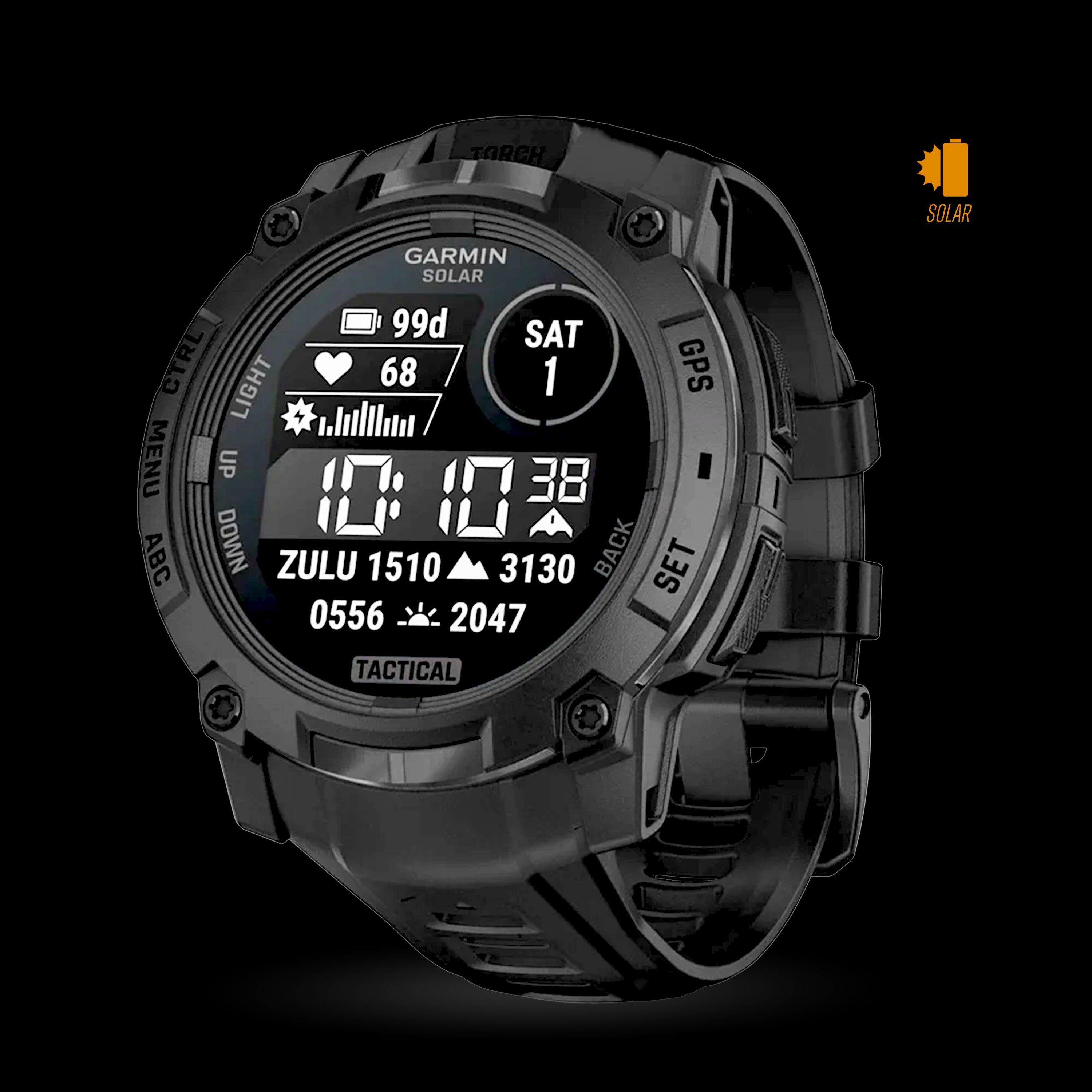 Garmin - Instinct® 3 - 50 mm SOLAR - Tactical Edition