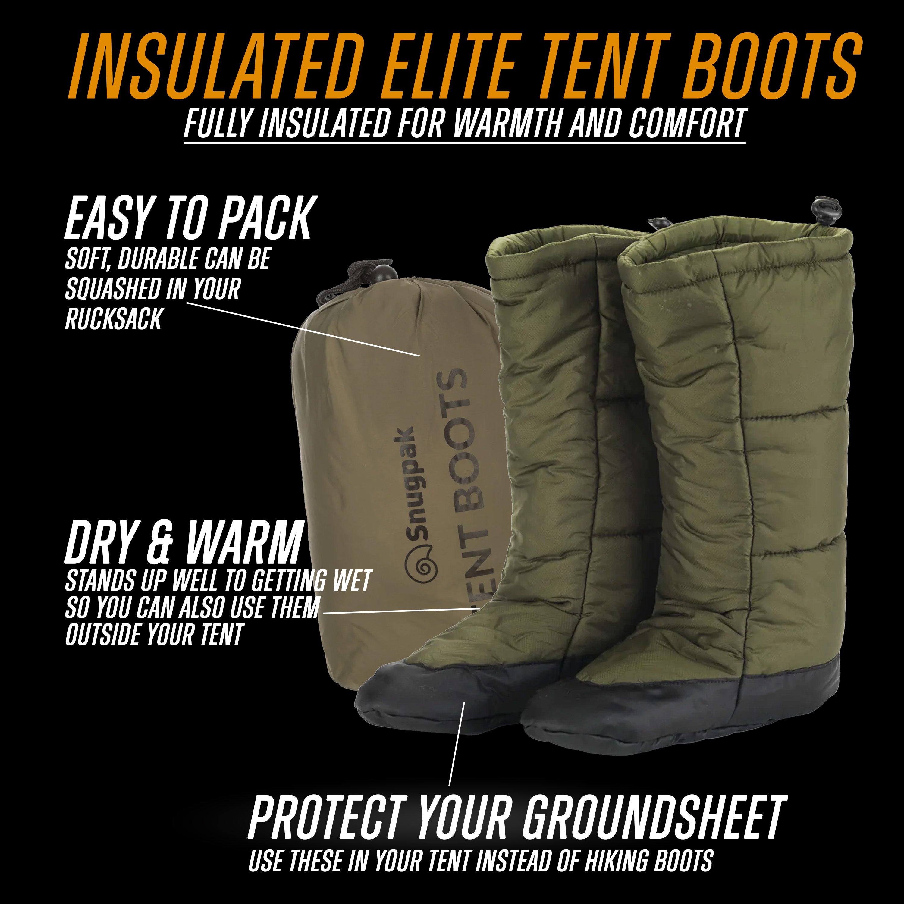 Snugpak - Insulated Elite Tent Boots