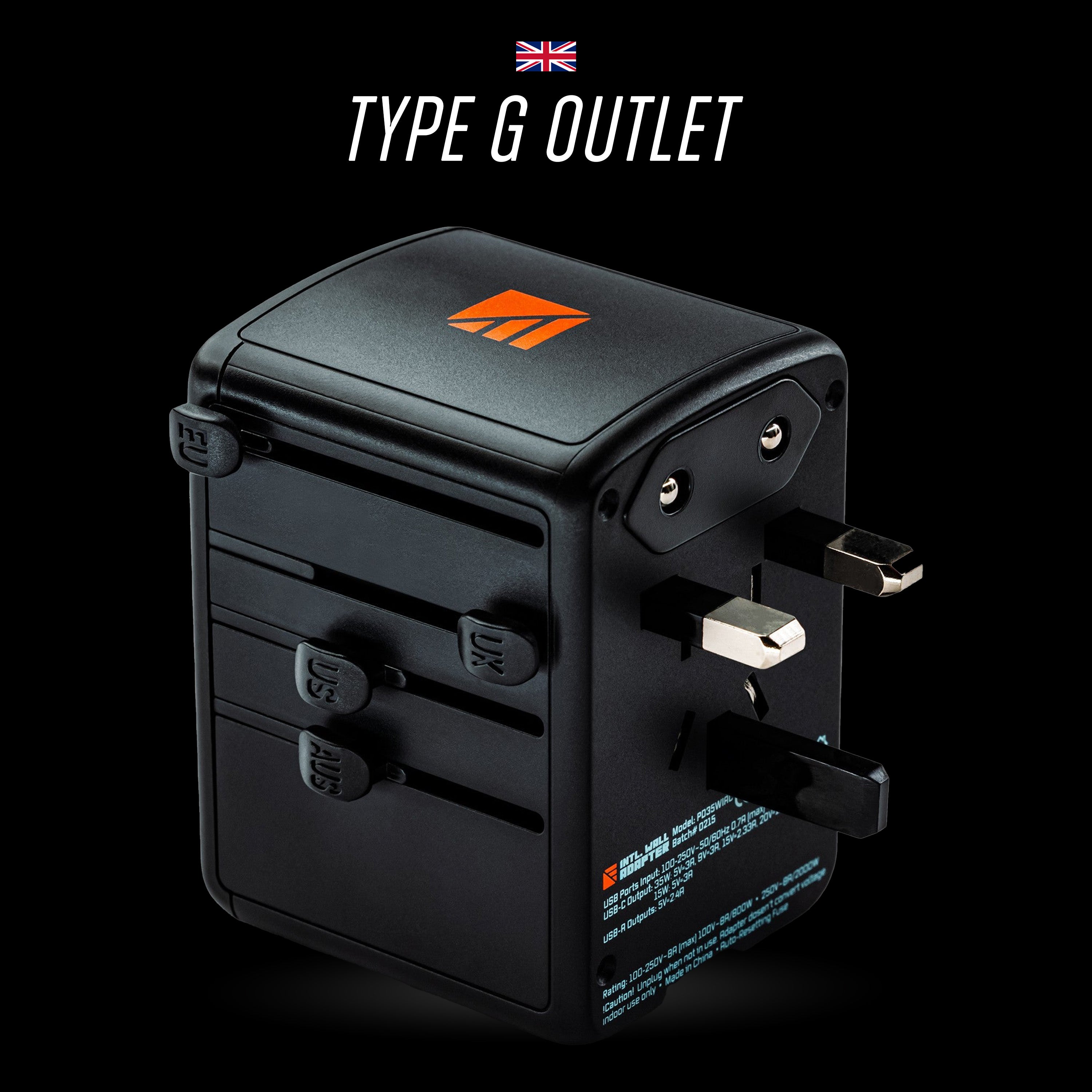 Dark Energy - 35W Int'l Wall Adapter