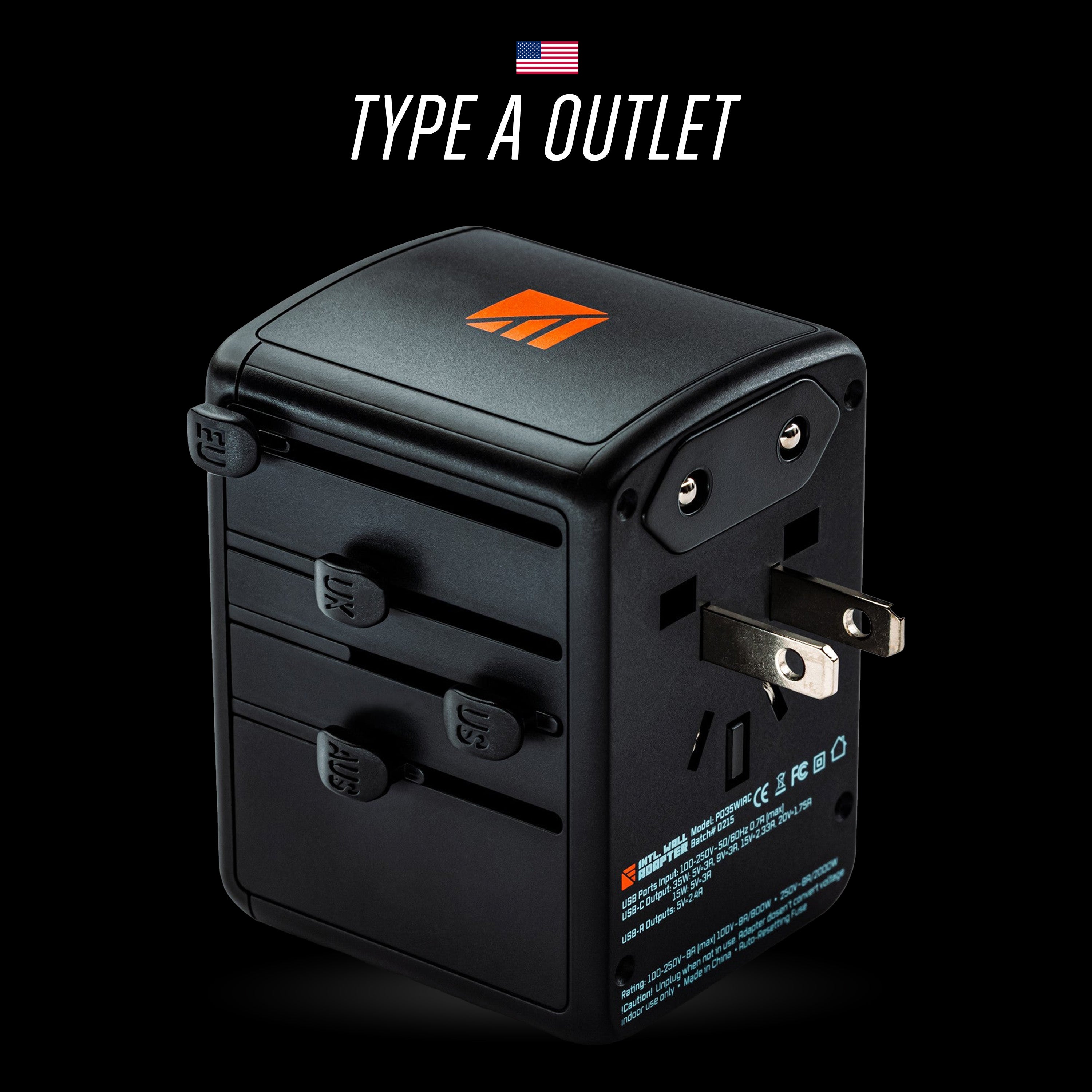 Dark Energy - 35W Int'l Wall Adapter