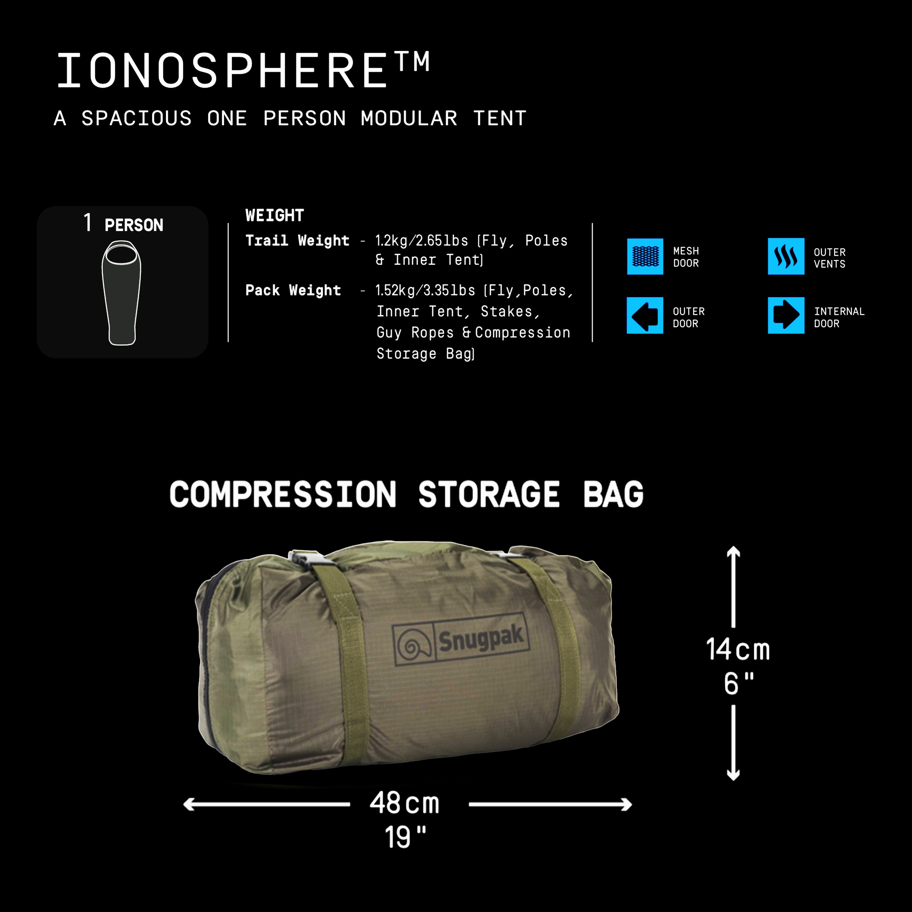 Snugpak - Ionosphere IX - 1 Person Tent