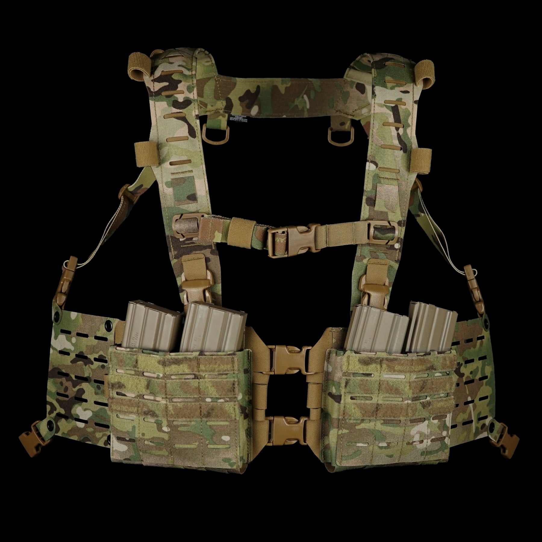 Split Chest Rig Base Bundle | Modular Recon Rig | Carcajou Tactical