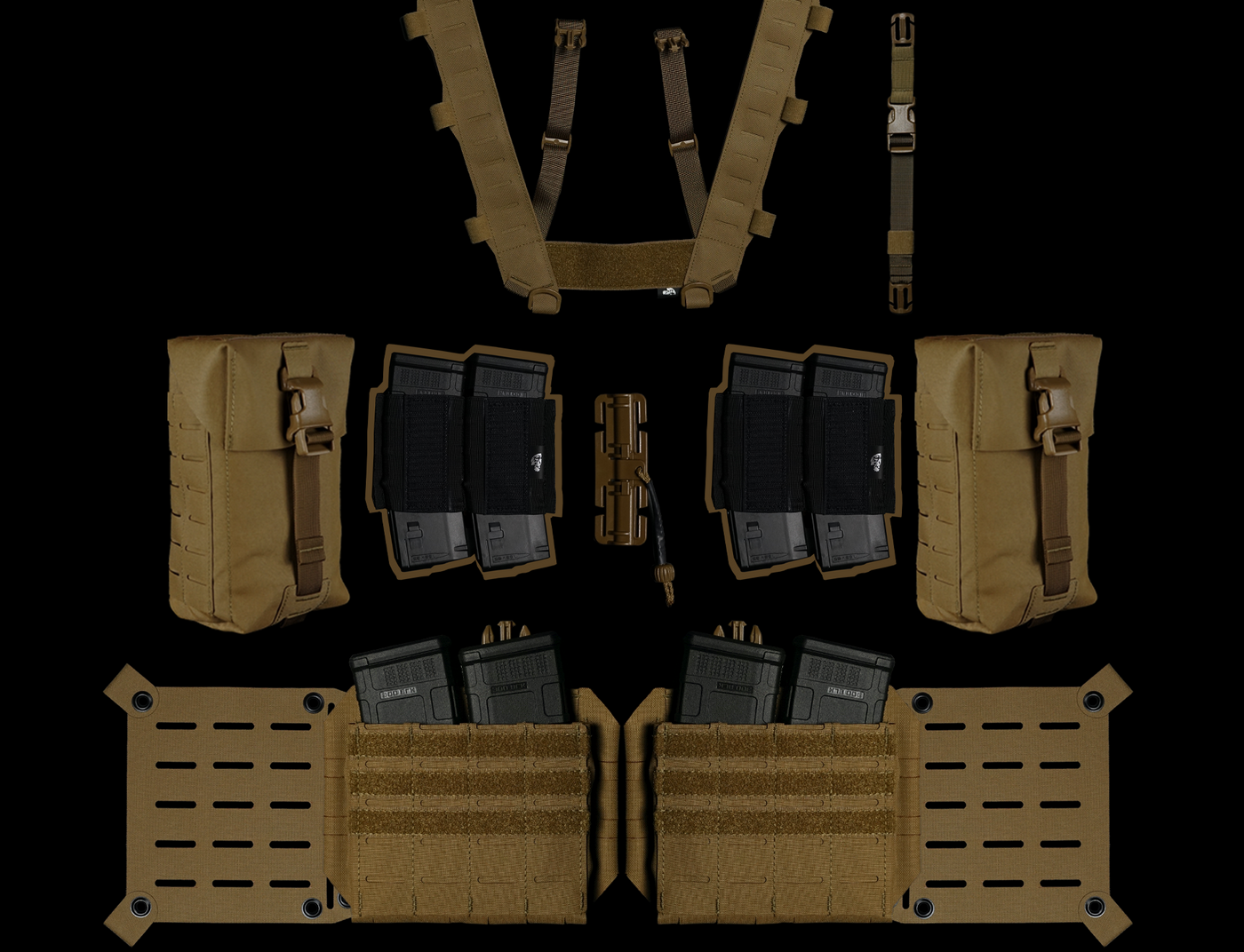 Split Chest Rig - Bundles - Made in Canada - Carcajou Tactical