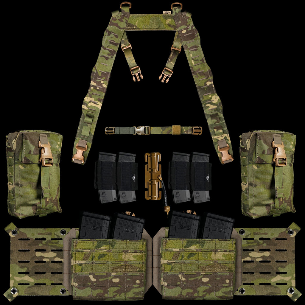 Split Chest Rig Bundle | Modular Recon Loadout | Carcajou Tactical