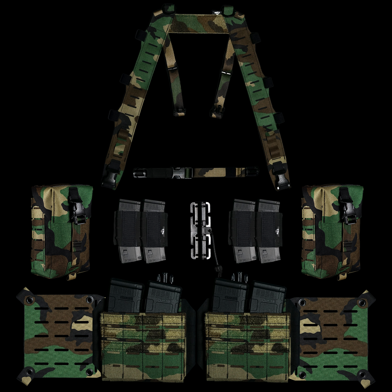 Split Chest Rig - Bundles - Made in Canada - Carcajou Tactical