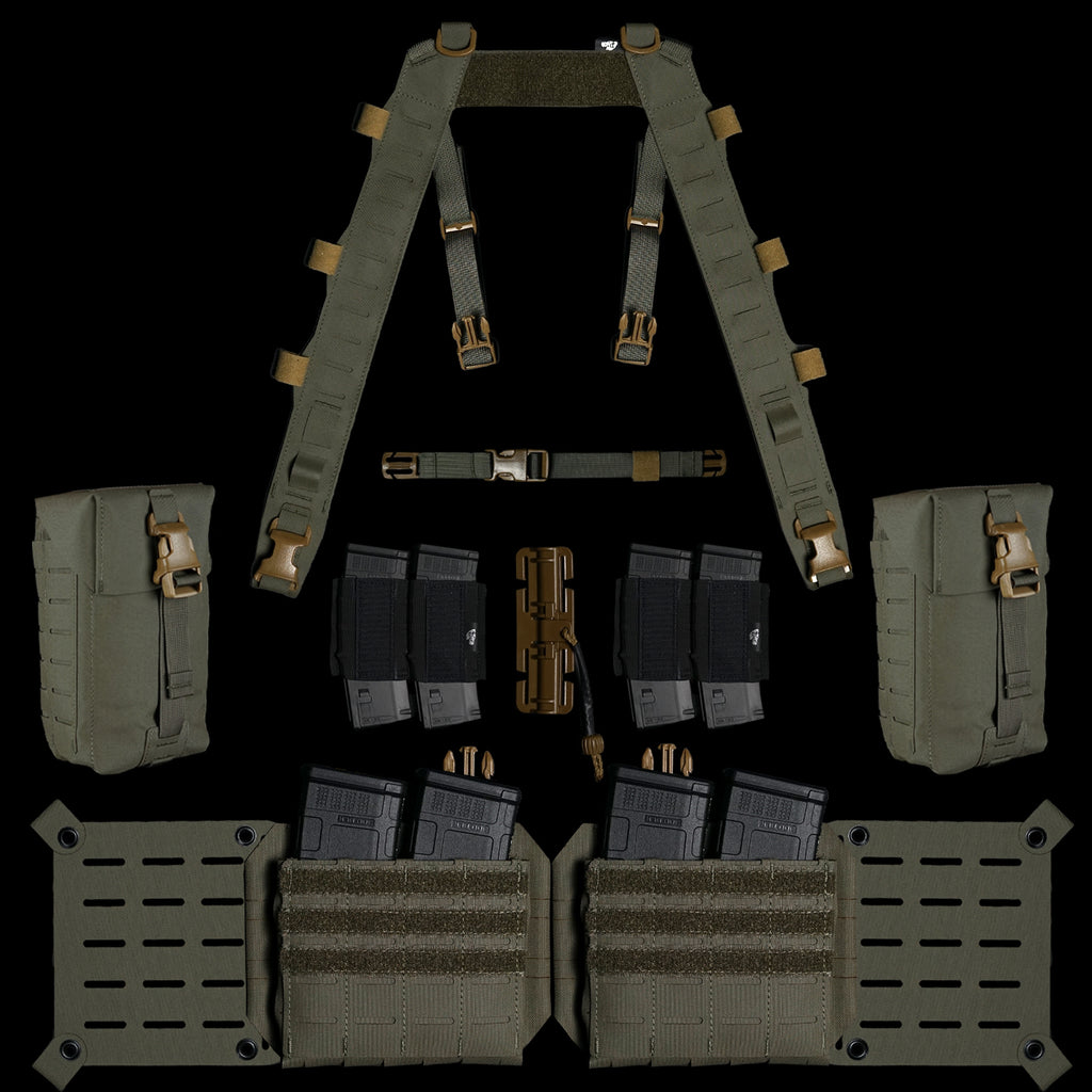 Fsb Split Chest Rig Split Chest Rig Bundle | Modular Recon Loadout | Carcajou Tactical