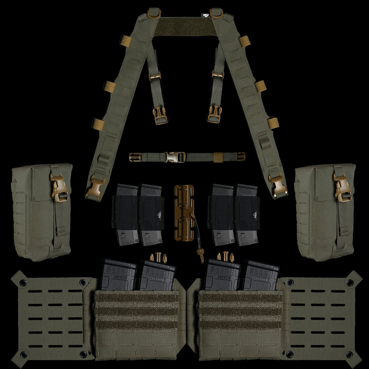 Split Chest Rig - Bundles - Made in Canada - Carcajou Tactical