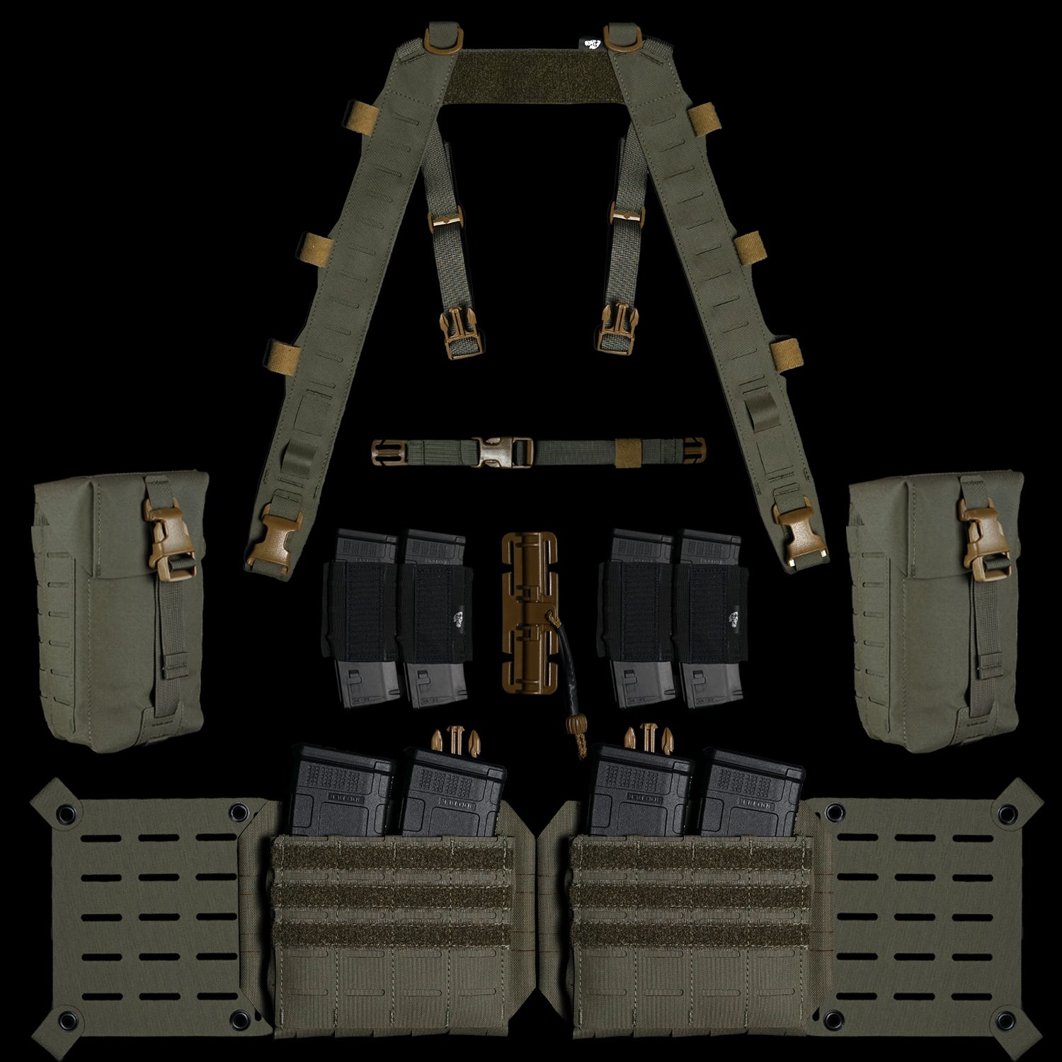 Split Chest Rig - Bundles - Made in Canada - Carcajou Tactical