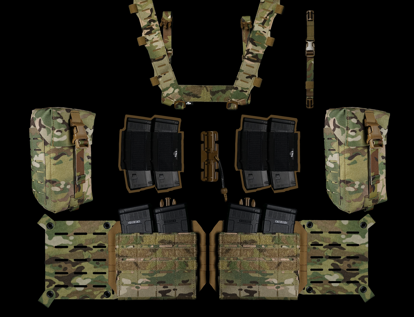 Split Chest Rig - Bundles - Made in Canada - Carcajou Tactical