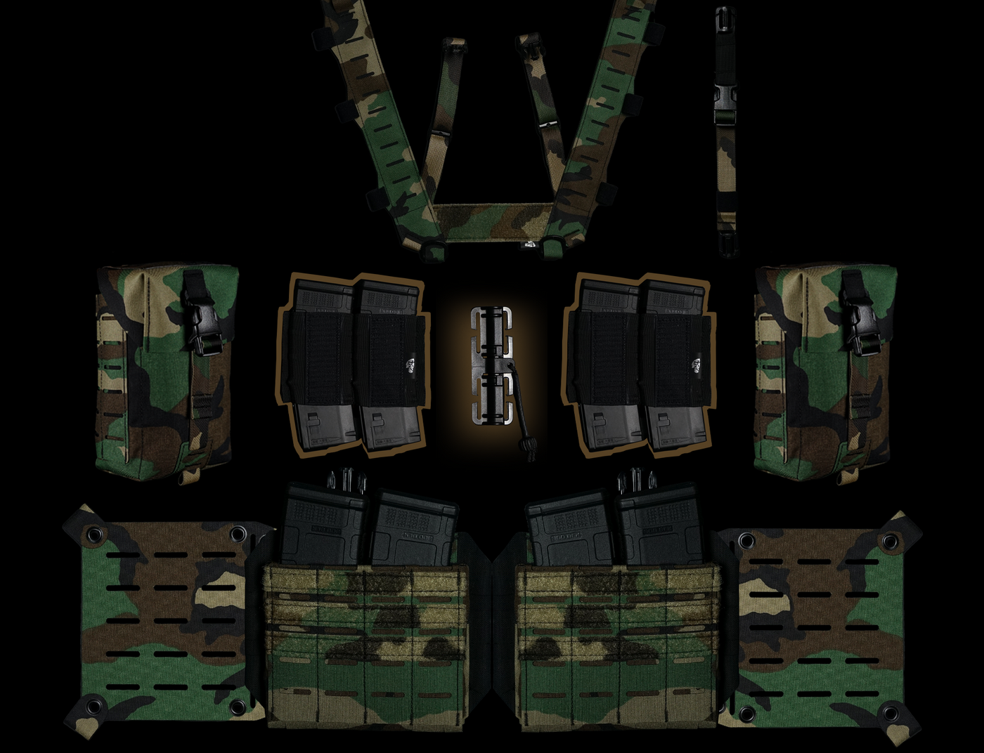 Split Rig Png Split Chest Rig - Bundles - Made in Canada - Carcajou Tactical
